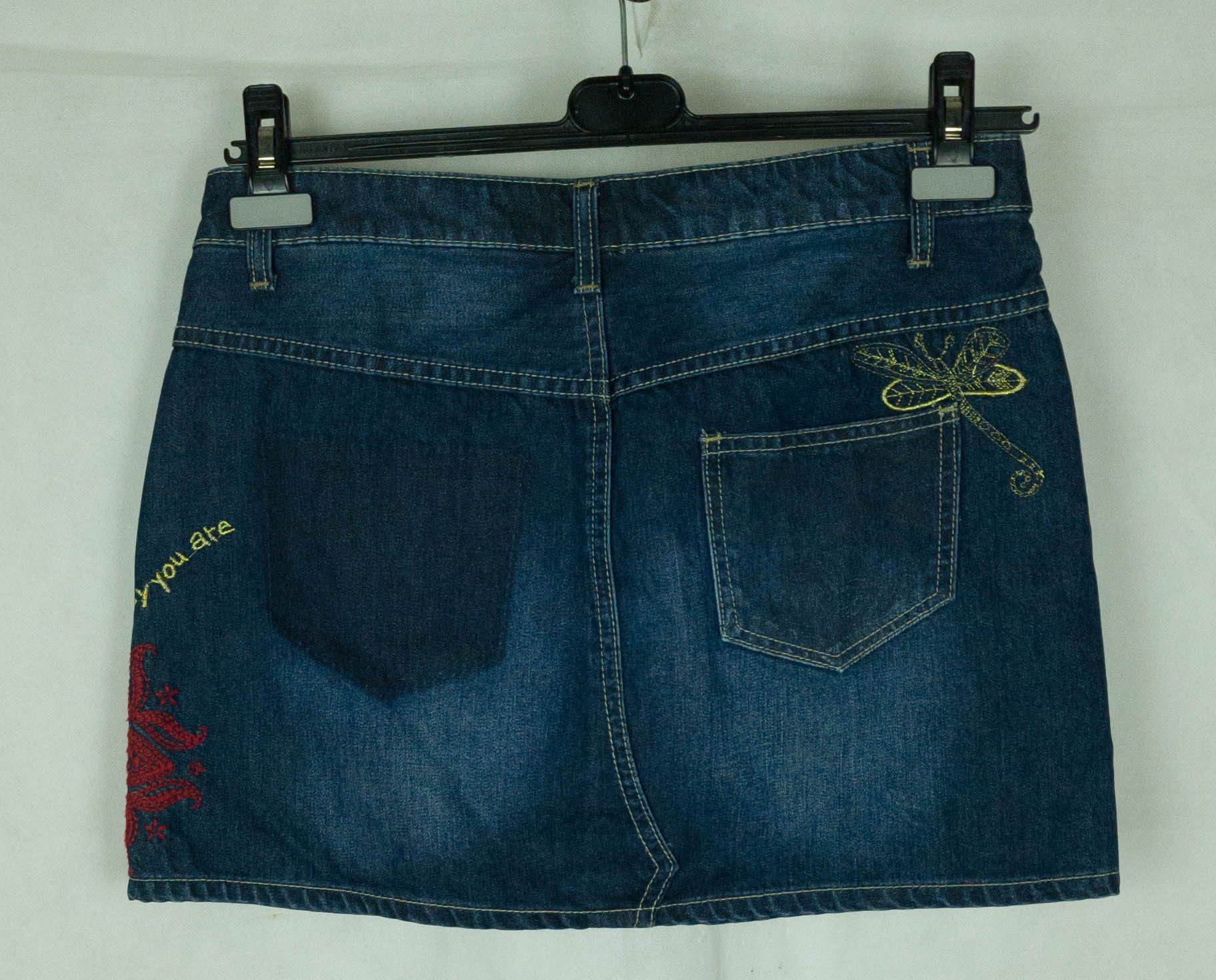 Desigual Desigual womens skirt denim cotton size 40 Size 27" / US 4 / IT 40 - 1 Thumbnail