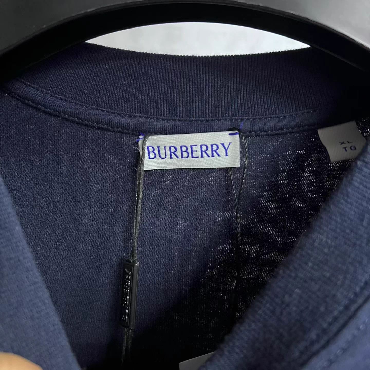 Burberry Burberry blue logo fitted crew neck short sleeve tee XL Size US XL / EU 56 / 4 - 3 Thumbnail
