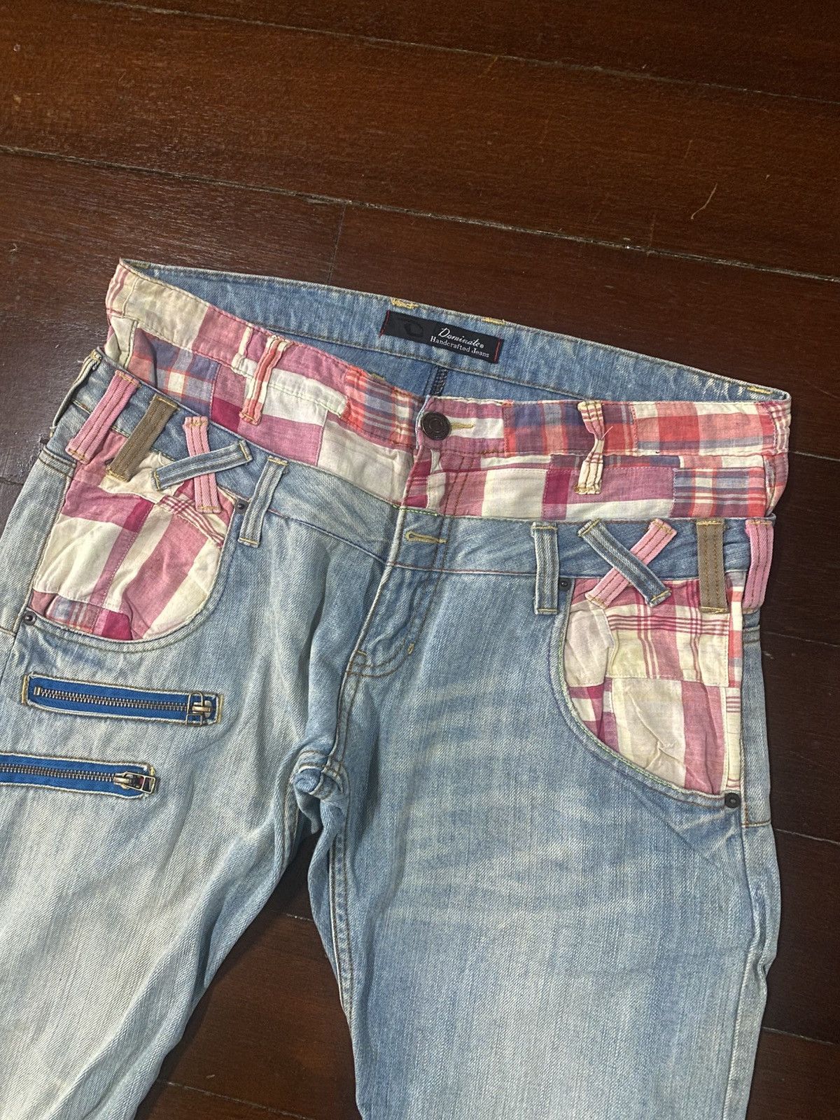 Beauty Beast VINTAGE Y2K DOMINATE DOUBLE WAISTED BONDAGE PANTS Size US 37 - 7 Thumbnail
