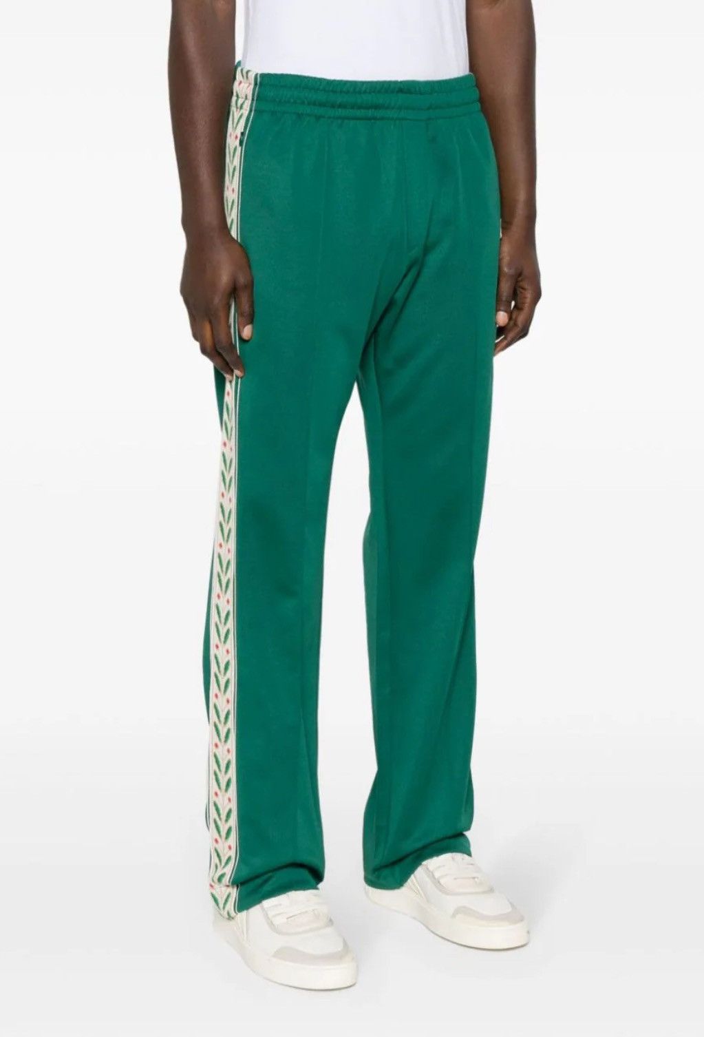 Casablanca Casablanca logo-appliqué track pants Green Size M Size US 30 / EU 46 - 1 Thumbnail