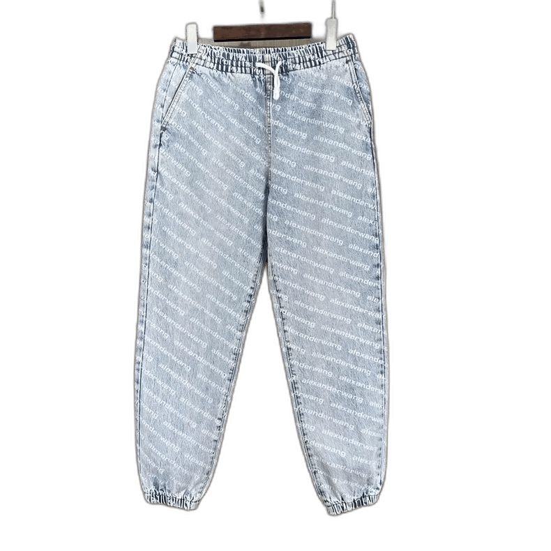 Alexander Wang Alexander Wang Printed Denim Casual Pants Size S Size 25" / US 0 / IT 36 - 1 Thumbnail