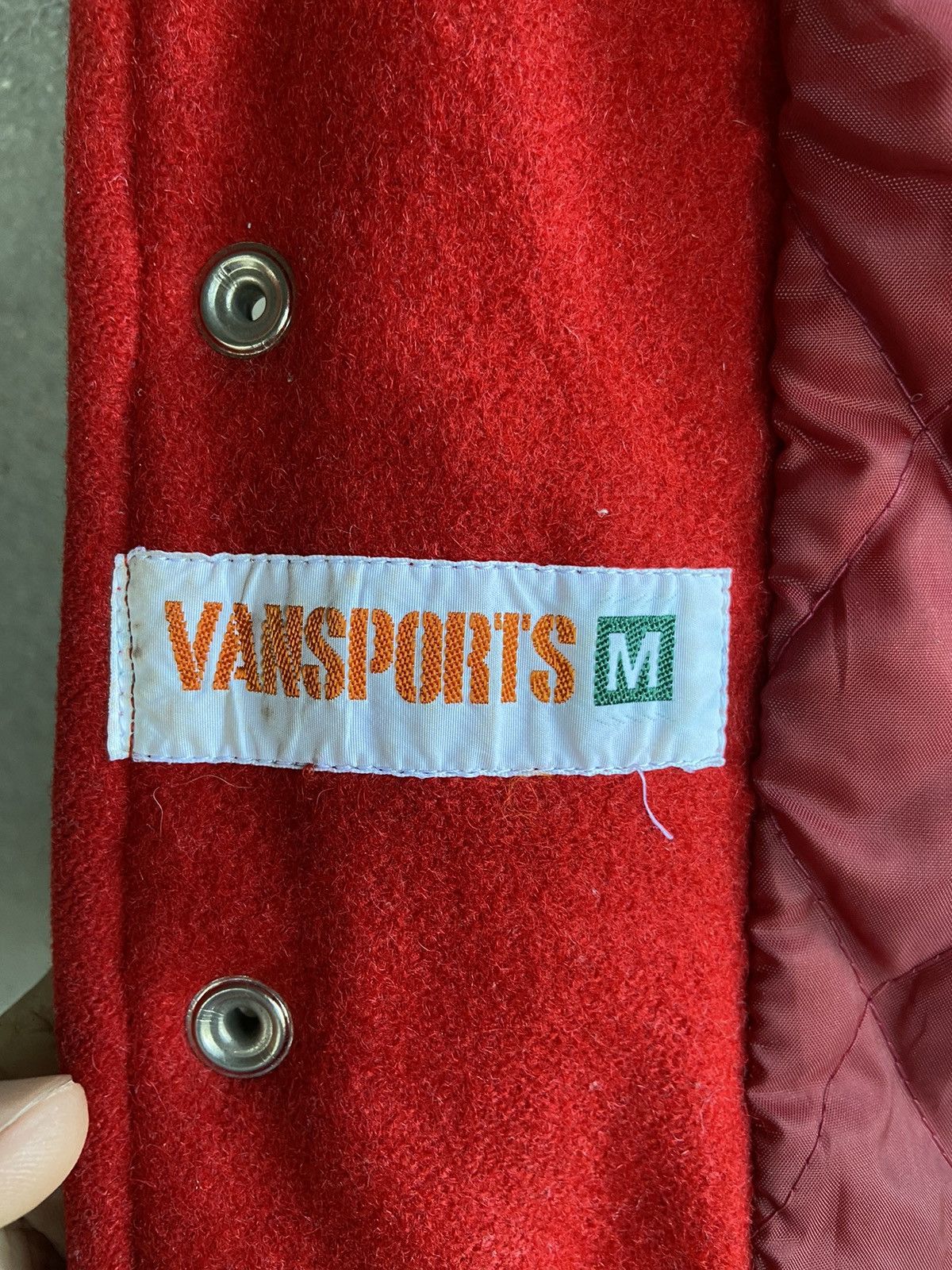Japanese Brand Vintage VANSPORTS Varsity leather jacket Size US M / EU 48-50 / 2 - 13 Thumbnail