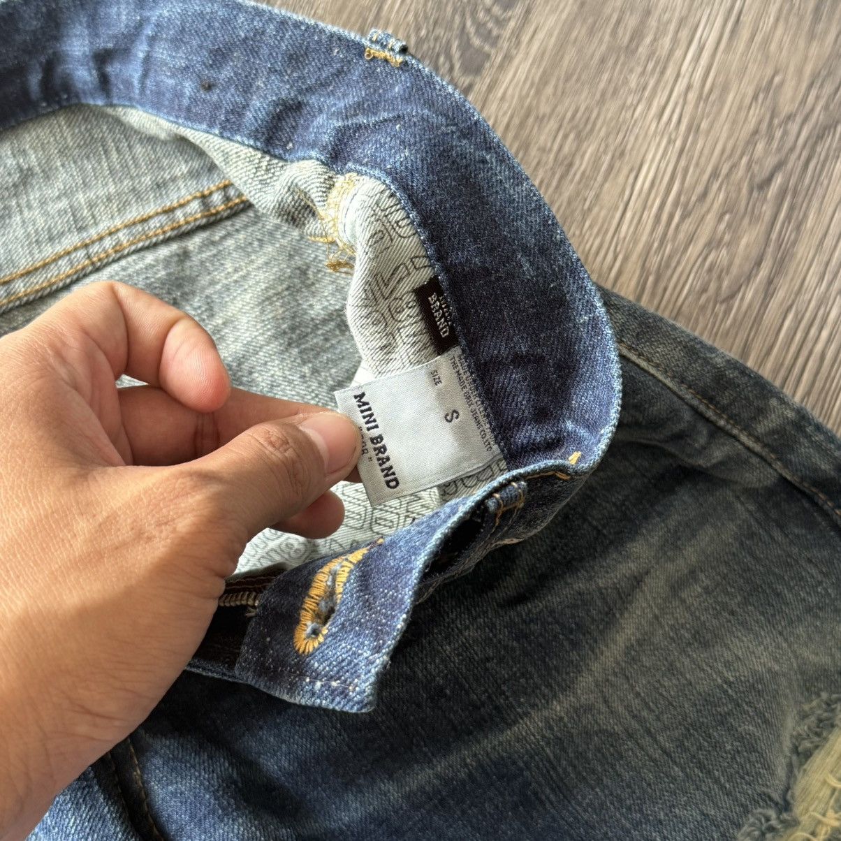 Japanese Brand Mini brand By Jaegi Selvedge Jeans💥 Size US 31 - 6 Thumbnail