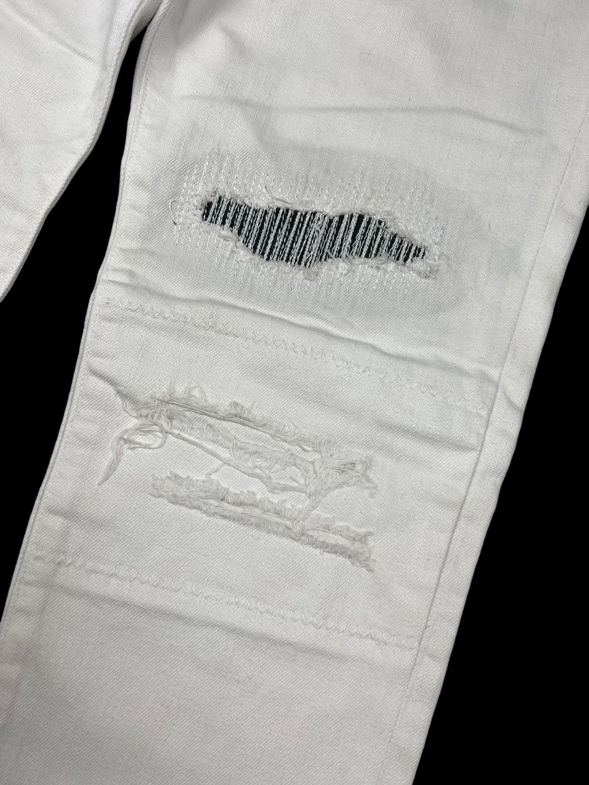 Number (N)ine Number (N)ine Music Note Distressed Denim Size US 32 / EU 48 - 6 Thumbnail