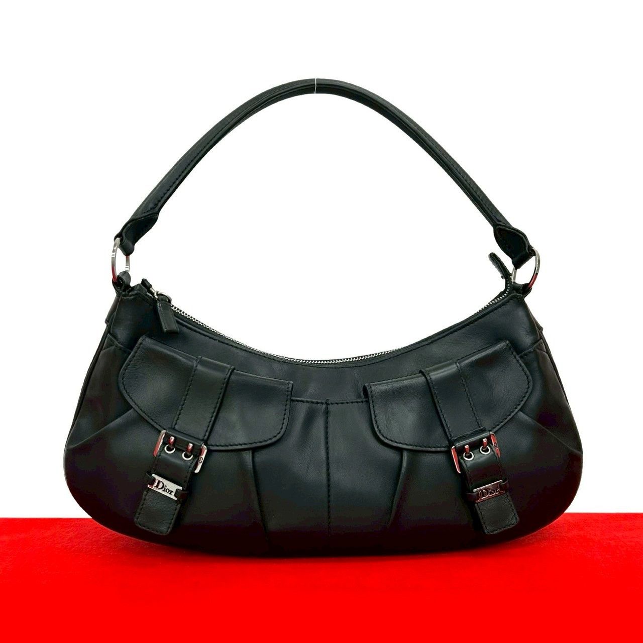 Dior Dior Christian Dior Leather Shoulder Bag Leather Shoulder Bag DUTY FREE for USA Size ONE SIZE - 1 Thumbnail