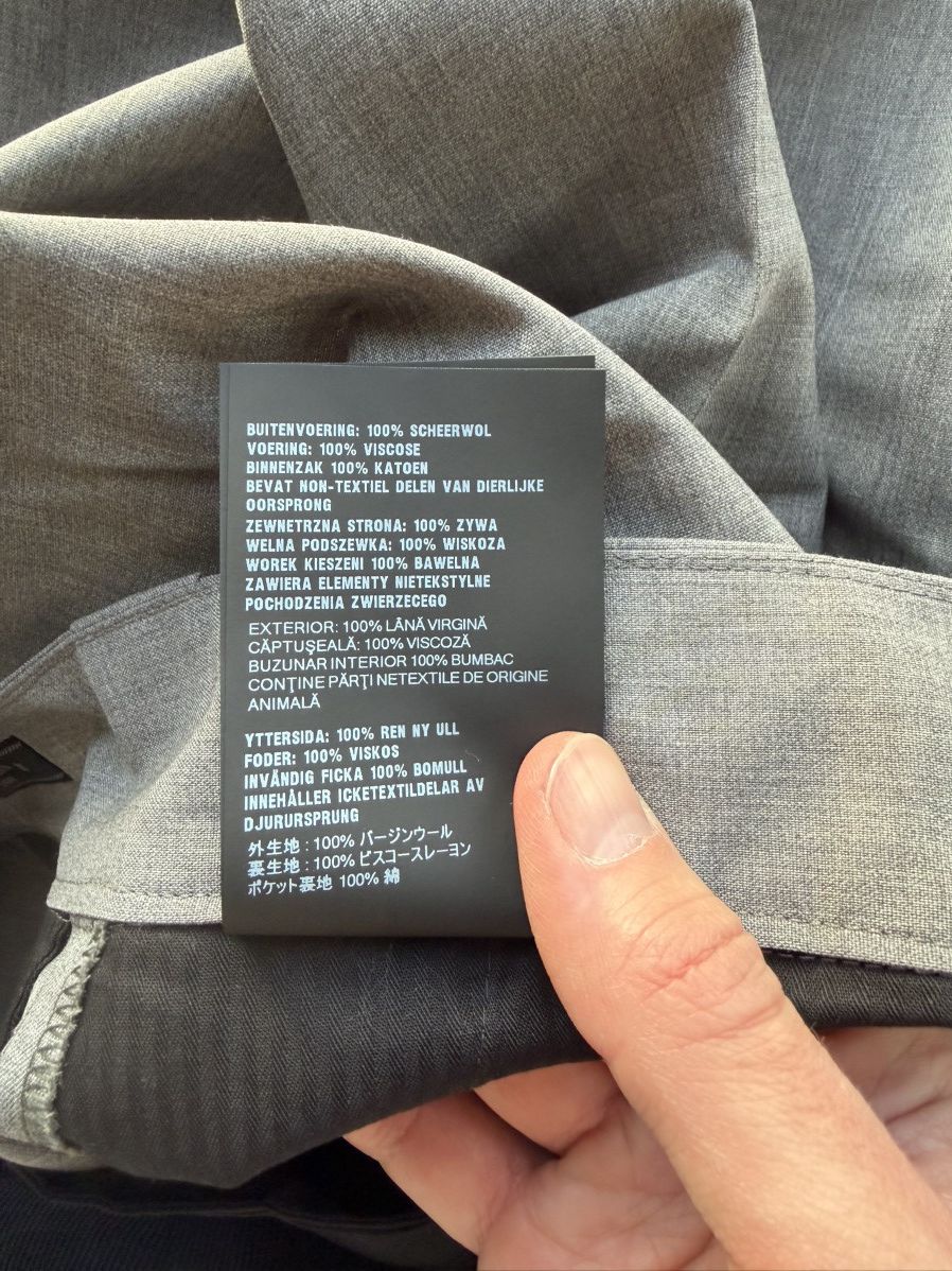 Prada S/S 24 Wide Leg Wool Work Pants Size US 32 / EU 48 - 7 Thumbnail