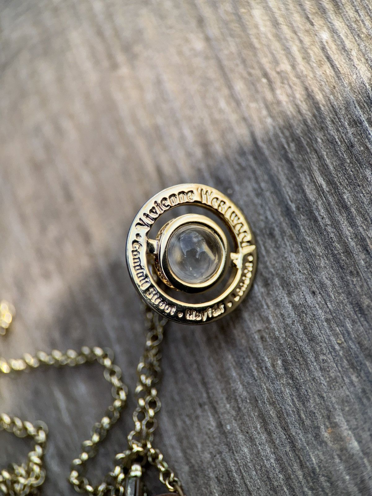 Vivienne Westwood Vivienne Westwood Tiny Orb Pendant Necklace In Gold Size ONE SIZE - 4 Thumbnail