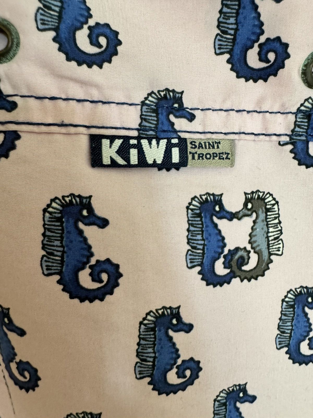 Kiwi St Tropez Pink Sea Horse Swim Trunks Size US 32 / EU 48 - 3 Thumbnail