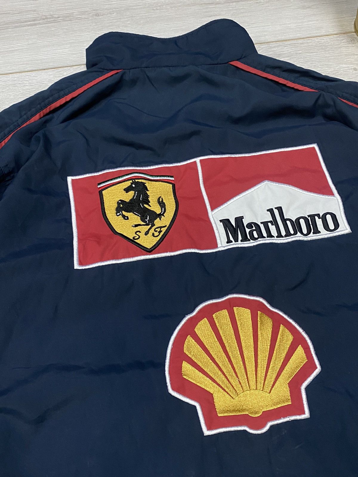 Marlboro Marlboro vintage racing bomber shell jacket Size US XL / EU 56 / 4 - 4 Thumbnail