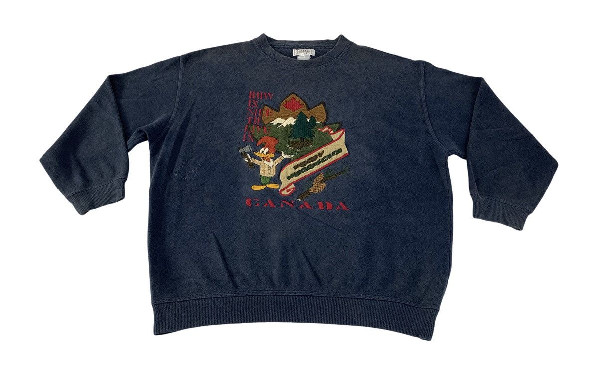 Jean Charles De Castelbajac JC Castelbajac Crewneck Sweatshirt Embroidery Logo Canada Size US XL / EU 56 / 4 - 1 Thumbnail