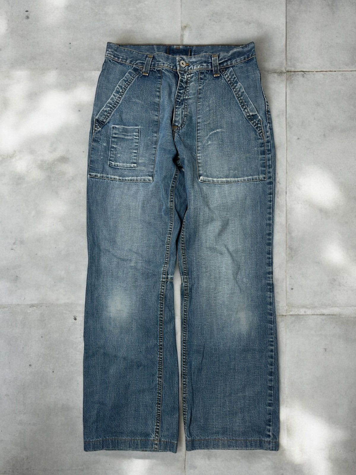Seditionaries Vintage big pocket jeans swag y2k avant garde japanese sk8 Size US 30 / EU 46 - 2 Thumbnail