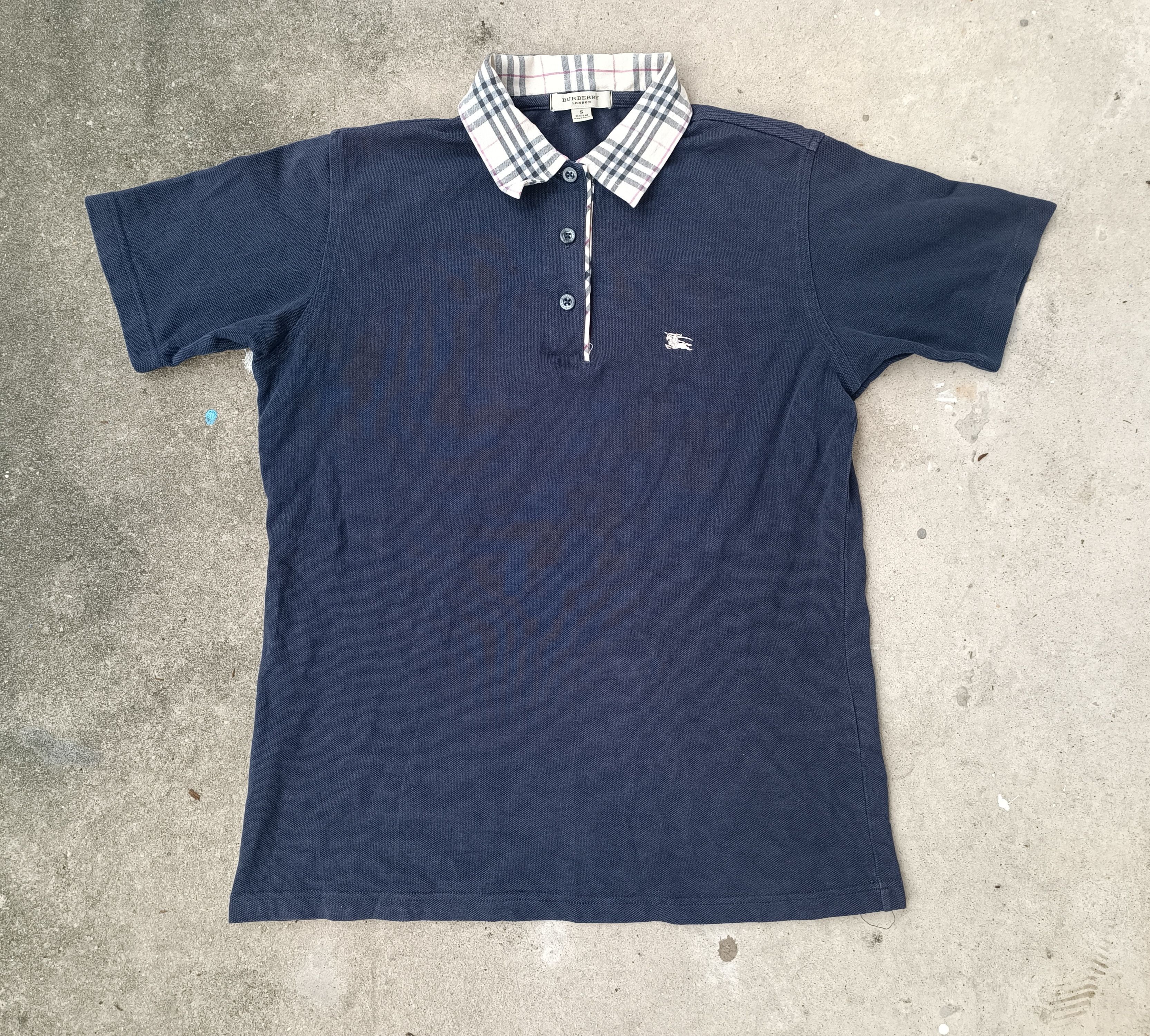 Burberry × Burberry Prorsum × Vintage burberry nova check polo shirt Size S / US 4 / IT 40 - 1 Thumbnail