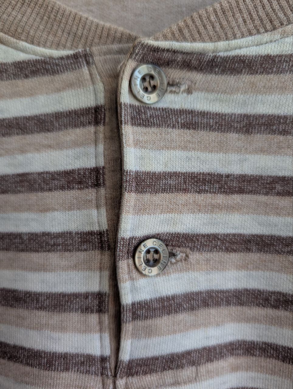 Celine vintage CELINE stripe stripes long sleeve pocket Size US L / EU 52-54 / 3 - 5 Thumbnail