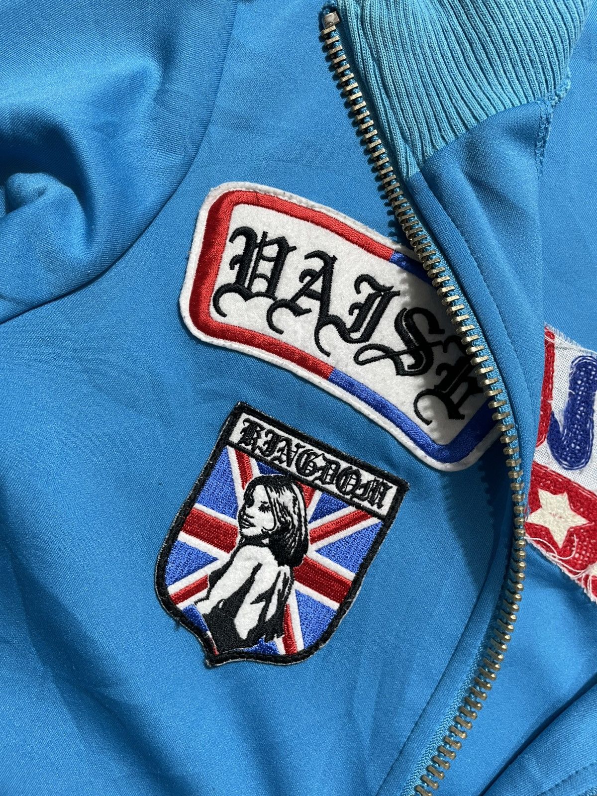 Hysteric Glamour Japanese Brand Poem Track Jacket Surf style Size US L / EU 52-54 / 3 - 4 Thumbnail