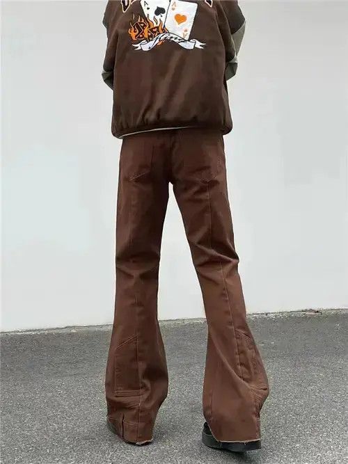Designer × Japanese Brand Vintage Pantalon trousers Flare Denim Size US 32 / EU 48 - 2 Thumbnail