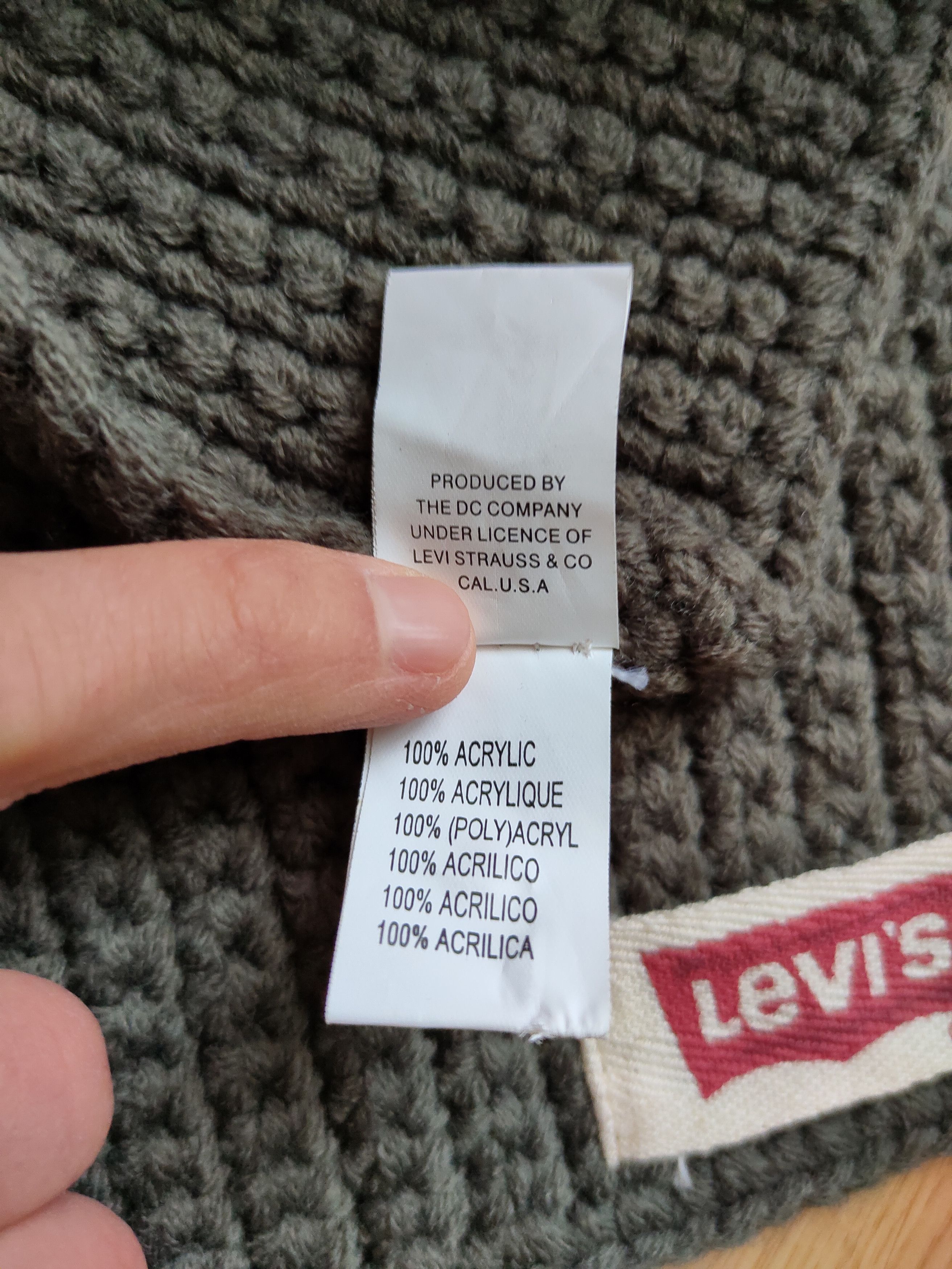 Levi's Vintage Knitted Scarf Levis Size ONE SIZE - 4 Thumbnail