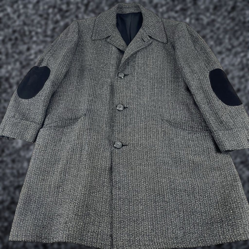 Vintage VINTAGE The Storrs-Schaefer Co. Overcoat Topcoat Coat Wool Grey Large Men’s Regular 1960s Union Button Pockets Notched Lapels Shoes? Size US M / EU 48-50 / 2 - 1 Thumbnail