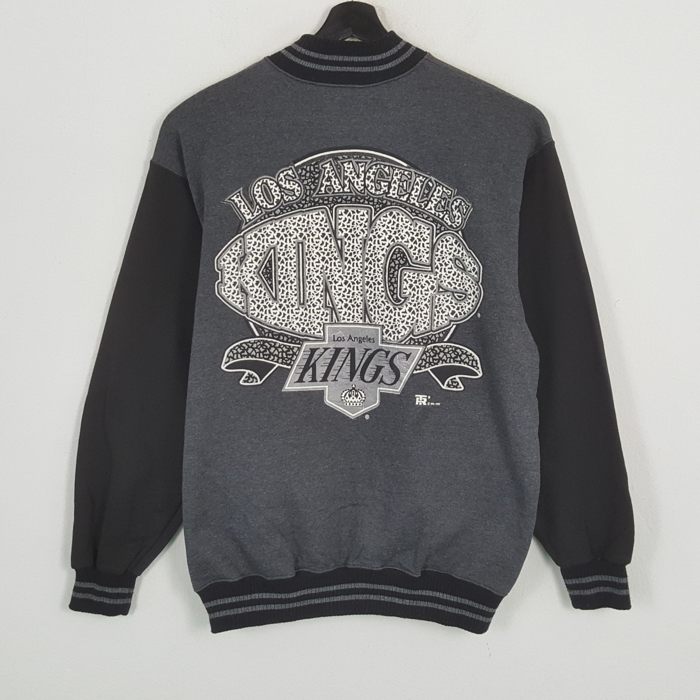 NHL × Vintage LOS ANGELES KINGS NHL Ice Hockey Team Varsity Jacket Size US XL / EU 56 / 4 - 1 Thumbnail