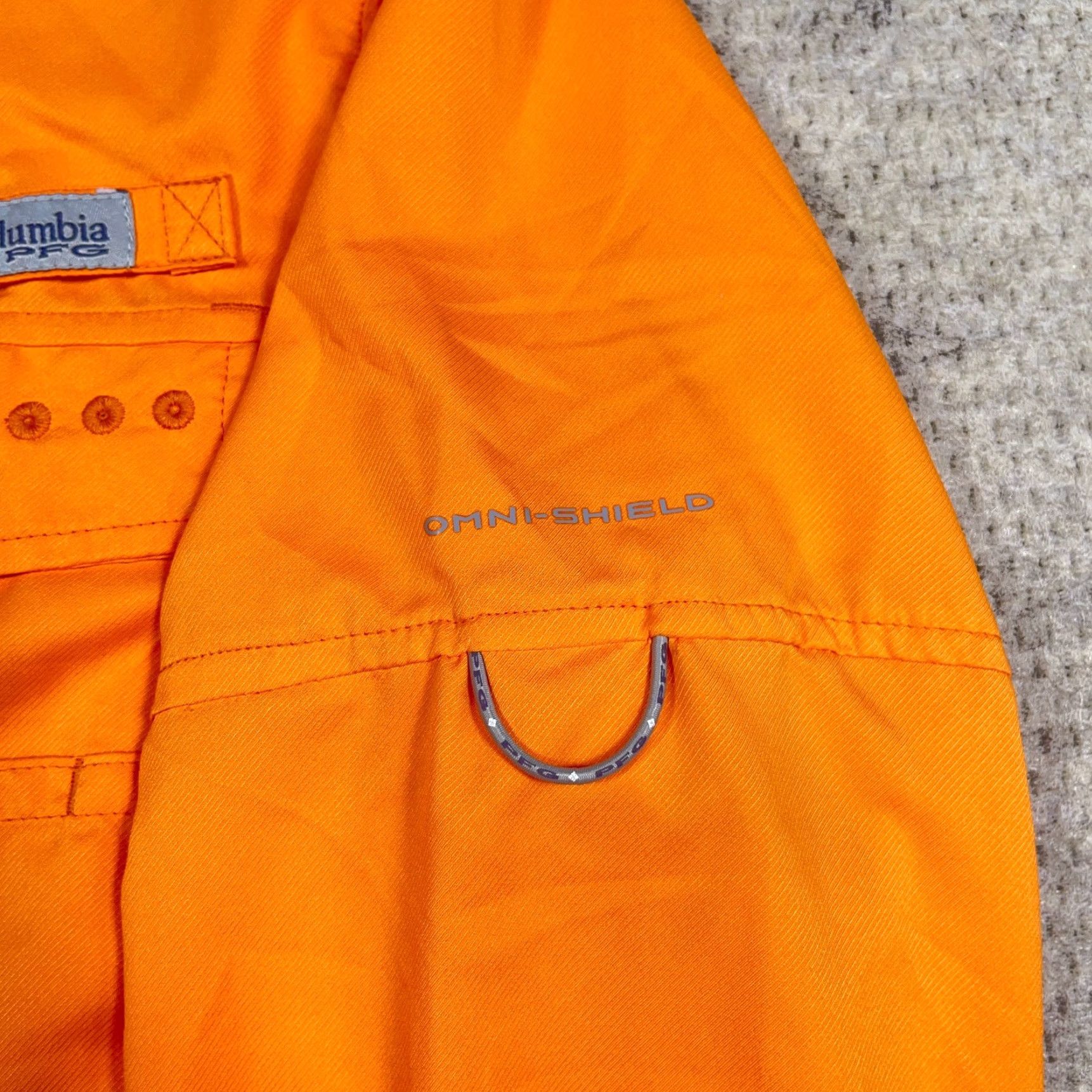 Vintage Columbia PFG Shirt Men Large Orange Button-Up Omni-Shade Size US L / EU 52-54 / 3 - 4 Thumbnail