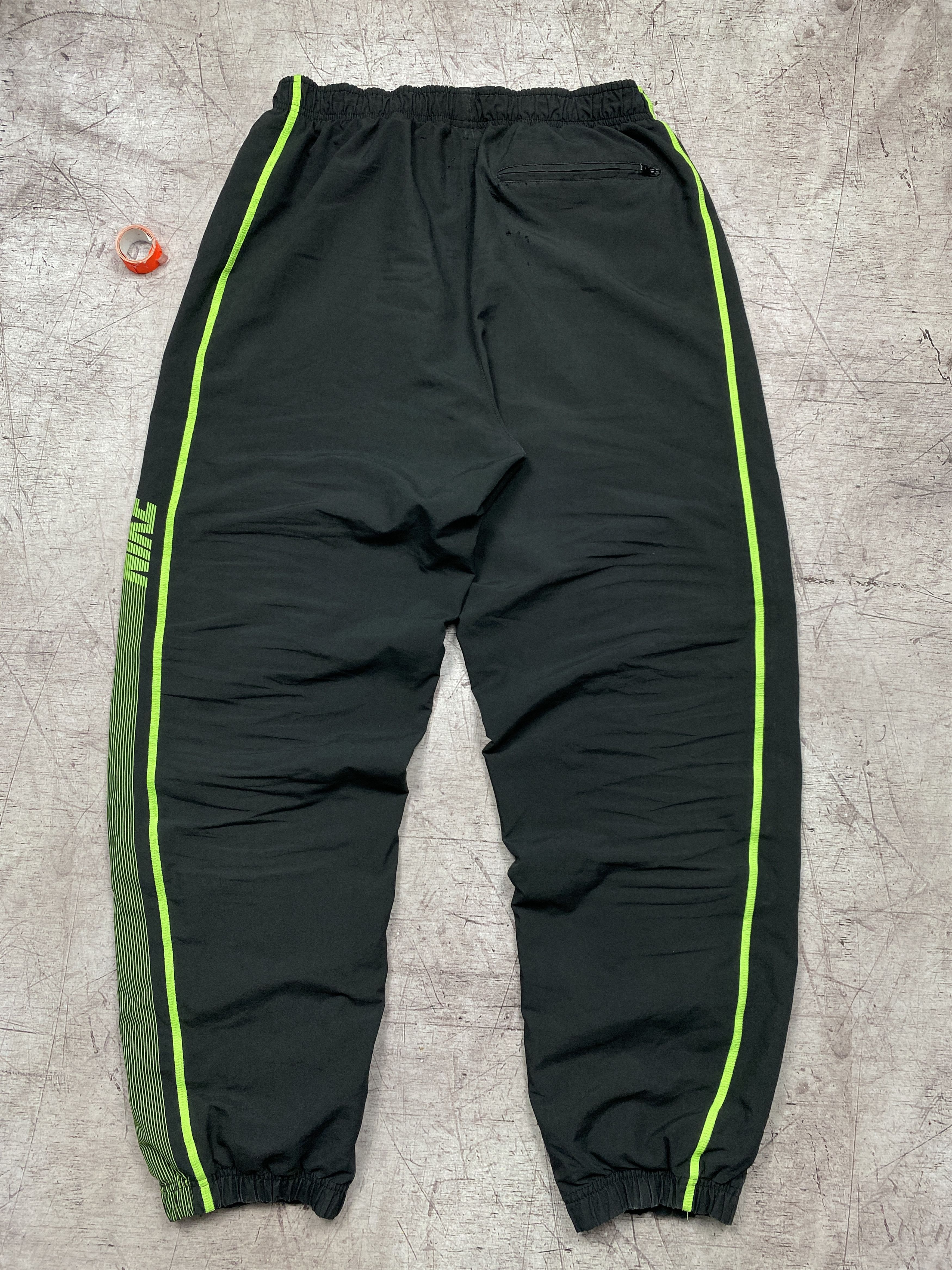Nike × Vintage Nike Vintage Distressed Mens Nylon Track Pants Y2K Drill Size US 34 / EU 50 - 8 Thumbnail