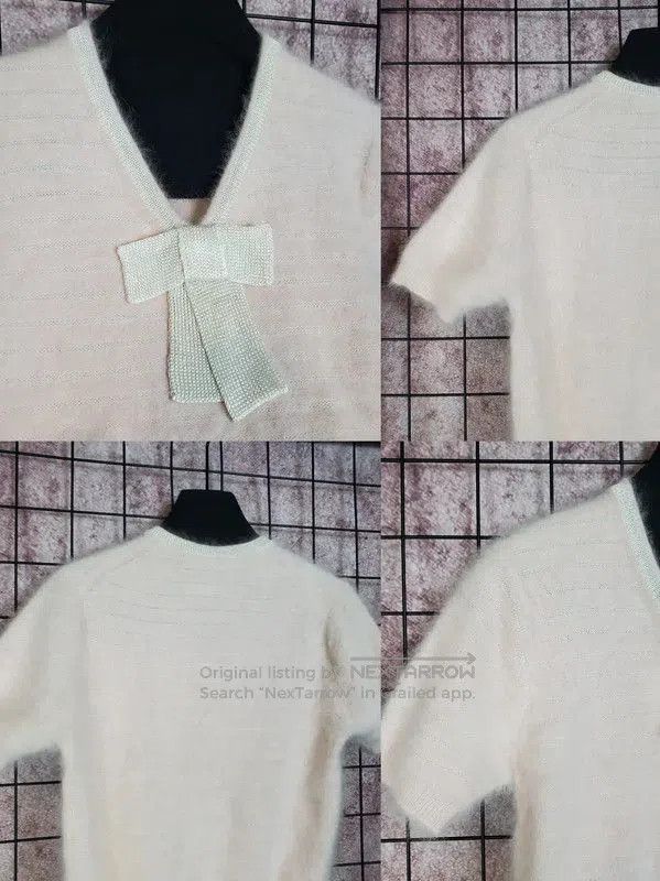 Dior Dior Light Pink Wool Blend Short Sleeve Top . Size M / US 6-8 / IT 42-44 - 3 Thumbnail