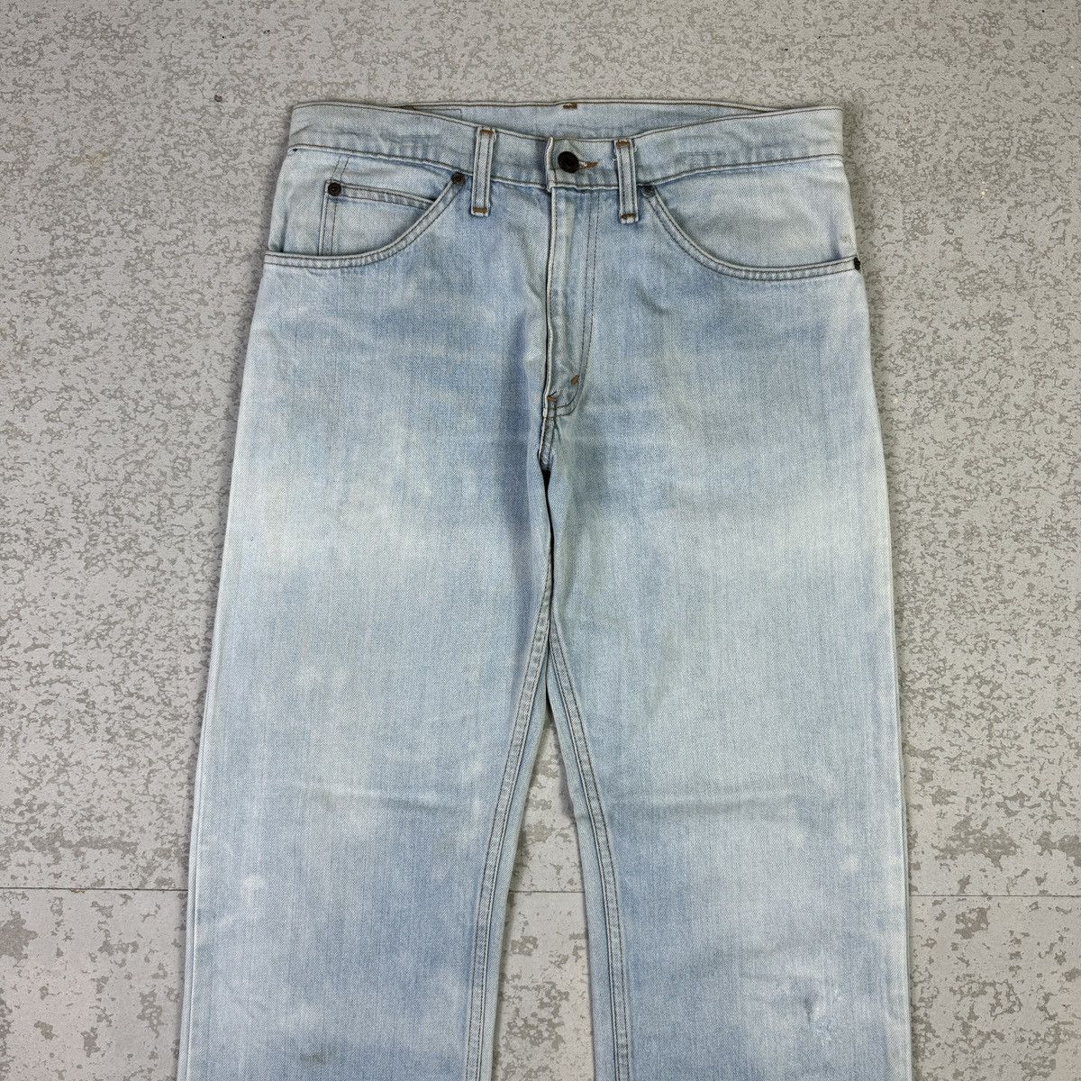 Levi's 💥Vintage 70s Levis 515 Sick Light Blue Denim Pant Size US 32 / EU 48 - 5 Thumbnail