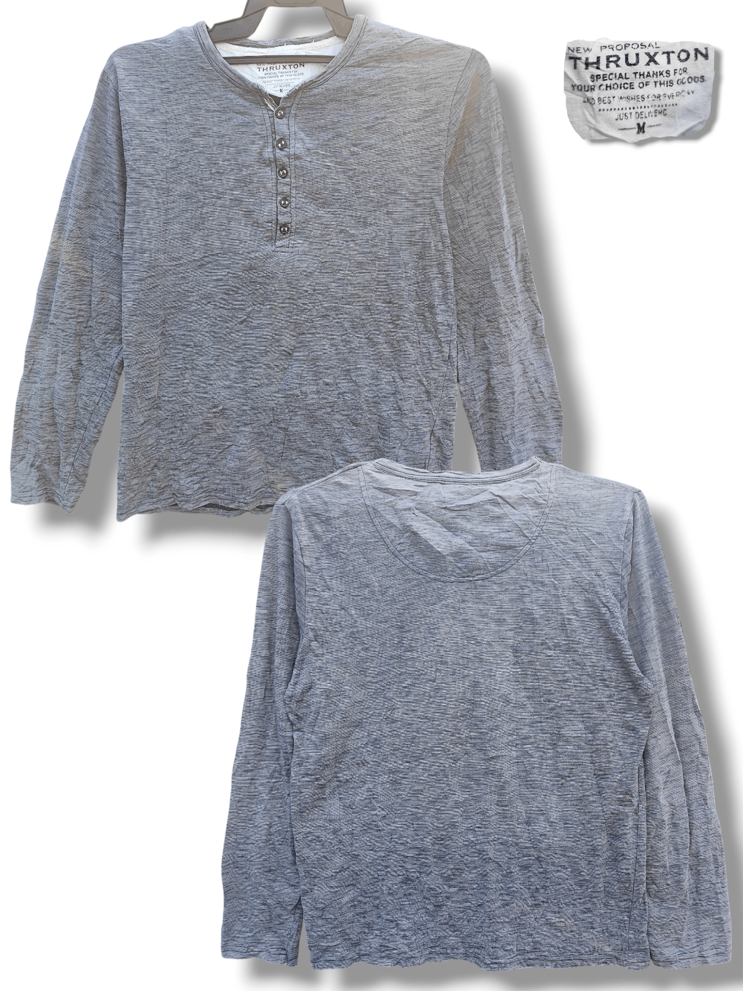 14th Addiction Japanese-Thruxton Triple Layered Velvet Longsleeve Size US L / EU 52-54 / 3 - 1 Thumbnail