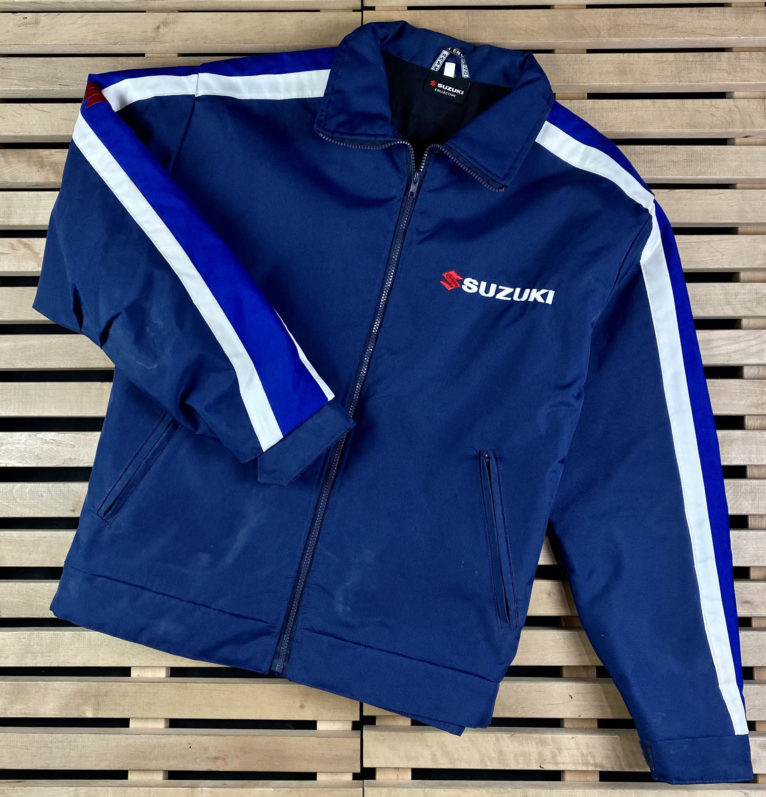Japanese Brand Mens Bomber Jacket Suzuki Racing Size L Size US L / EU 52-54 / 3 - 1 Thumbnail