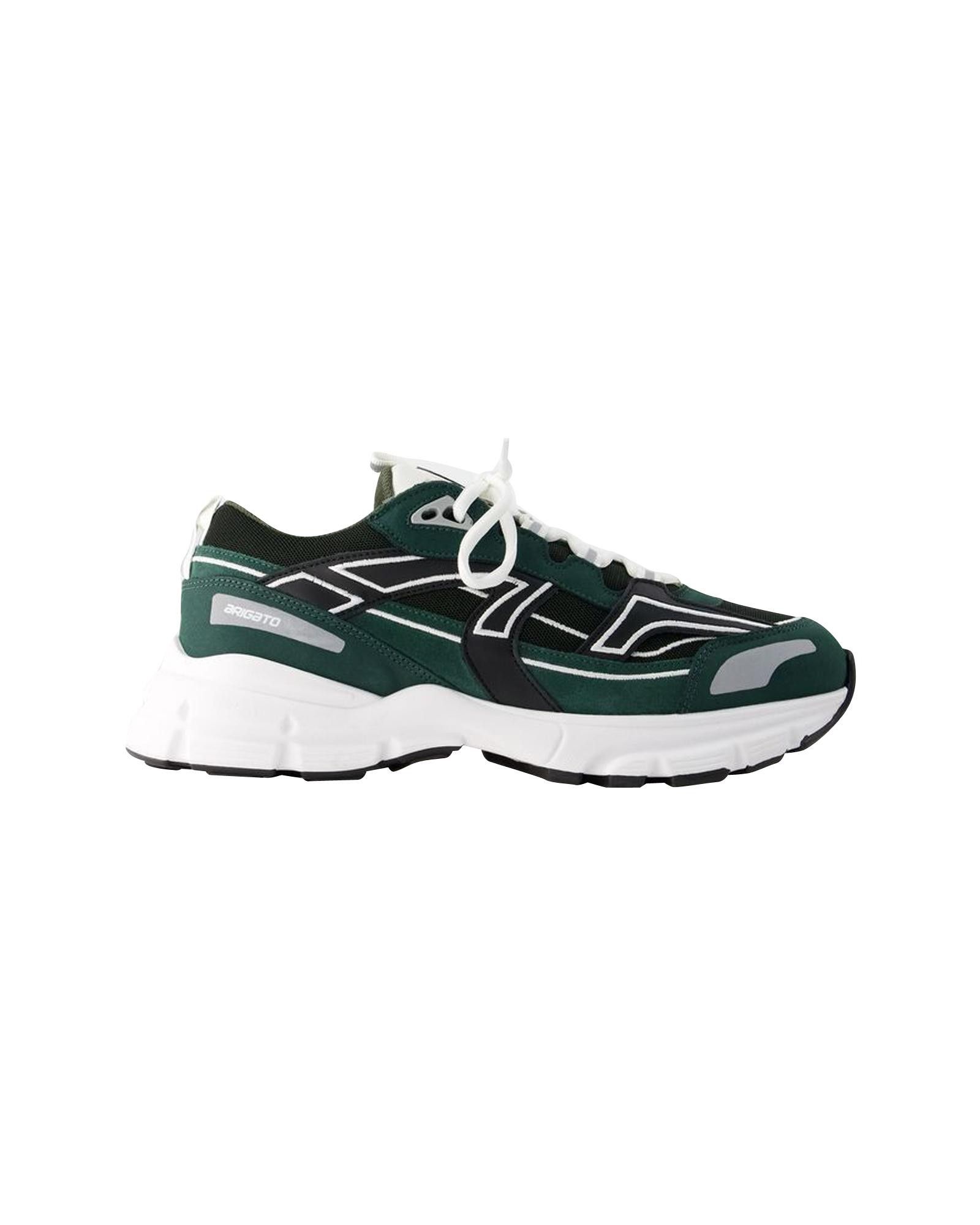image of Axel Arigato Green/black Leather Sneakers, Men's (Size 10)