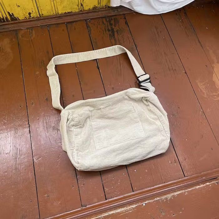 Other Corduroy Crossbody Bag y2k japanese style faded distressed Size ONE SIZE - 4 Thumbnail