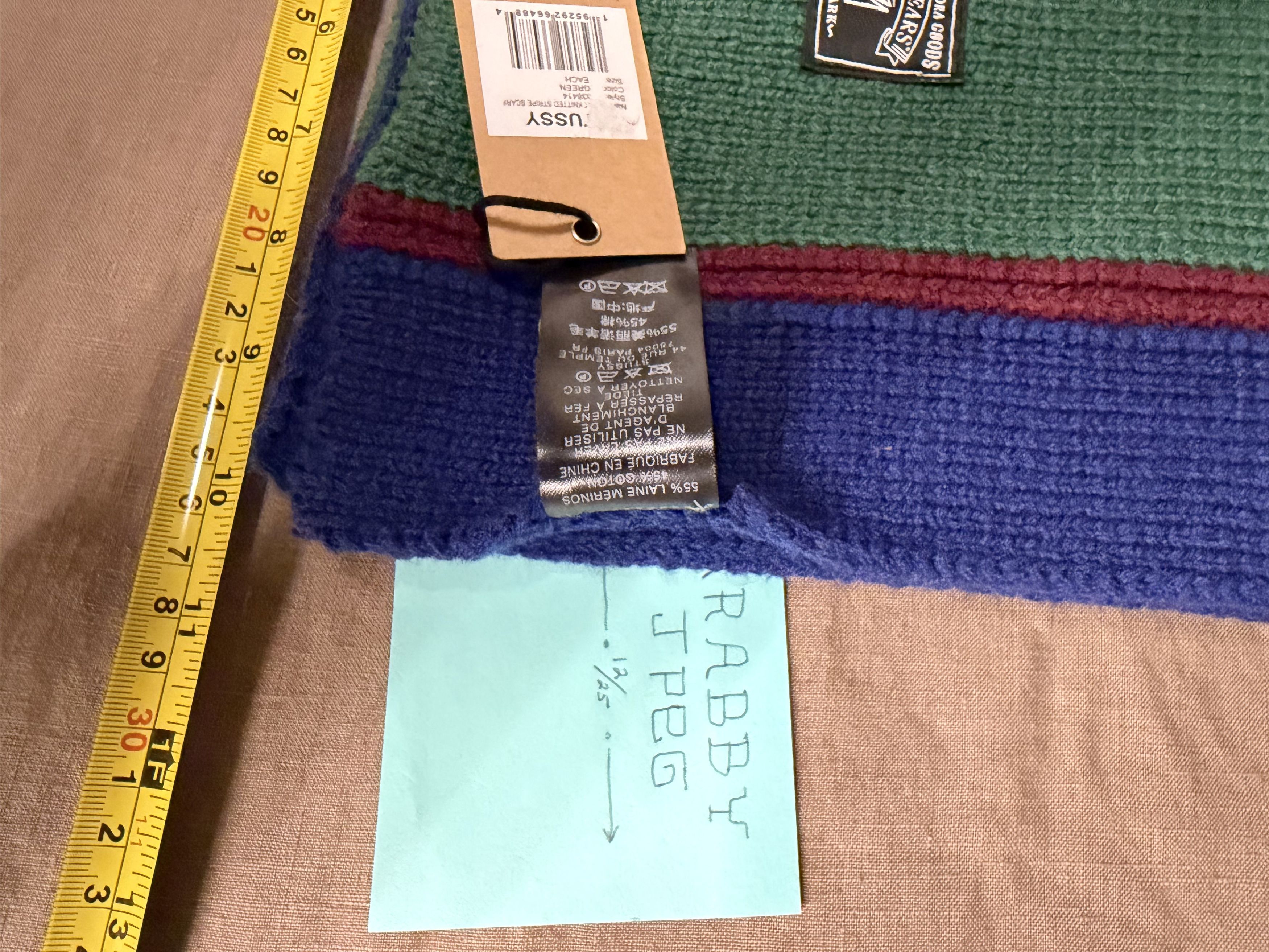 DENIM TEARS × Stussy Denim Tears x Stussy Scarf Size ONE SIZE - 7 Thumbnail