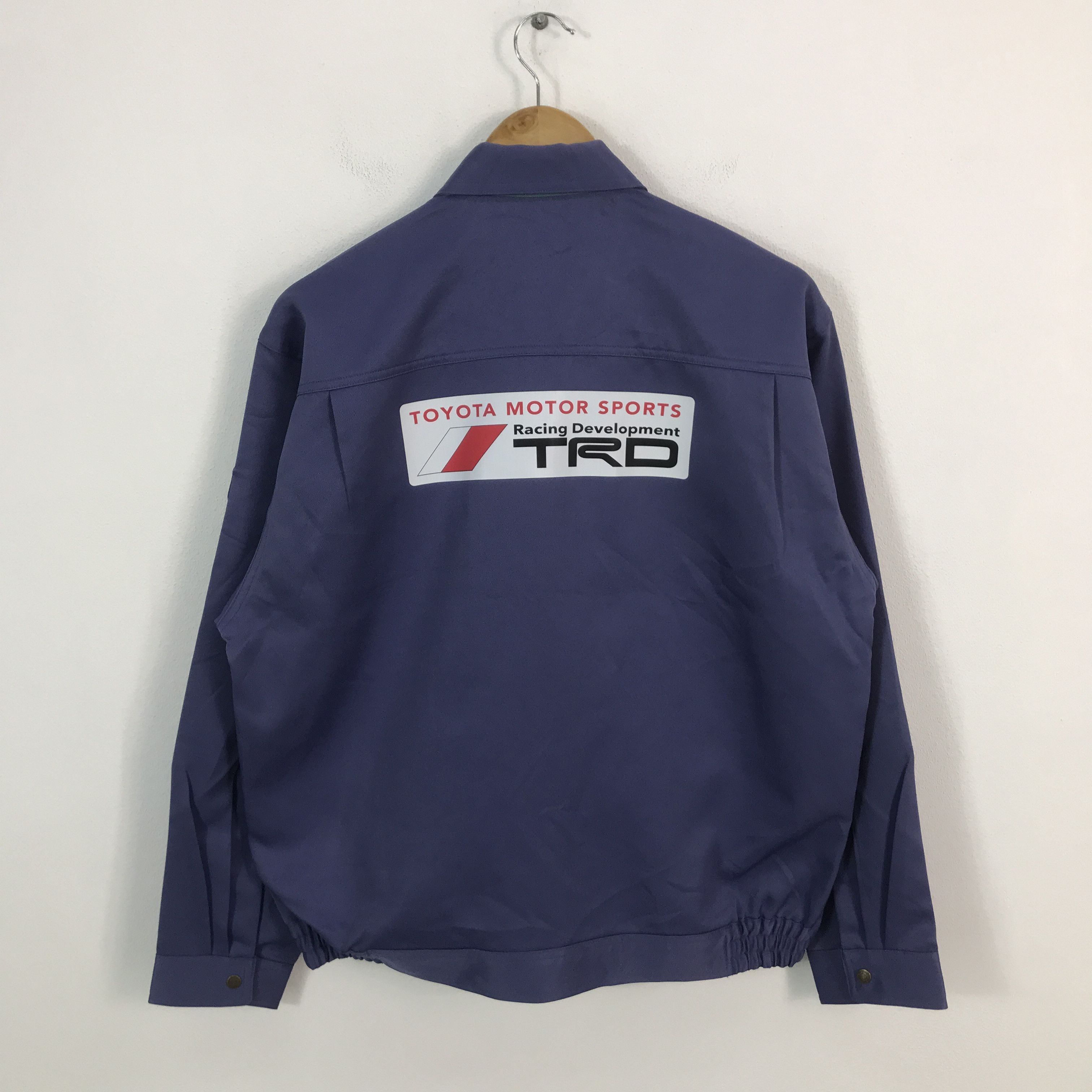 Japanese Brand Vtg toyota Japan racing development trd jacket Size US L / EU 52-54 / 3 - 1 Thumbnail