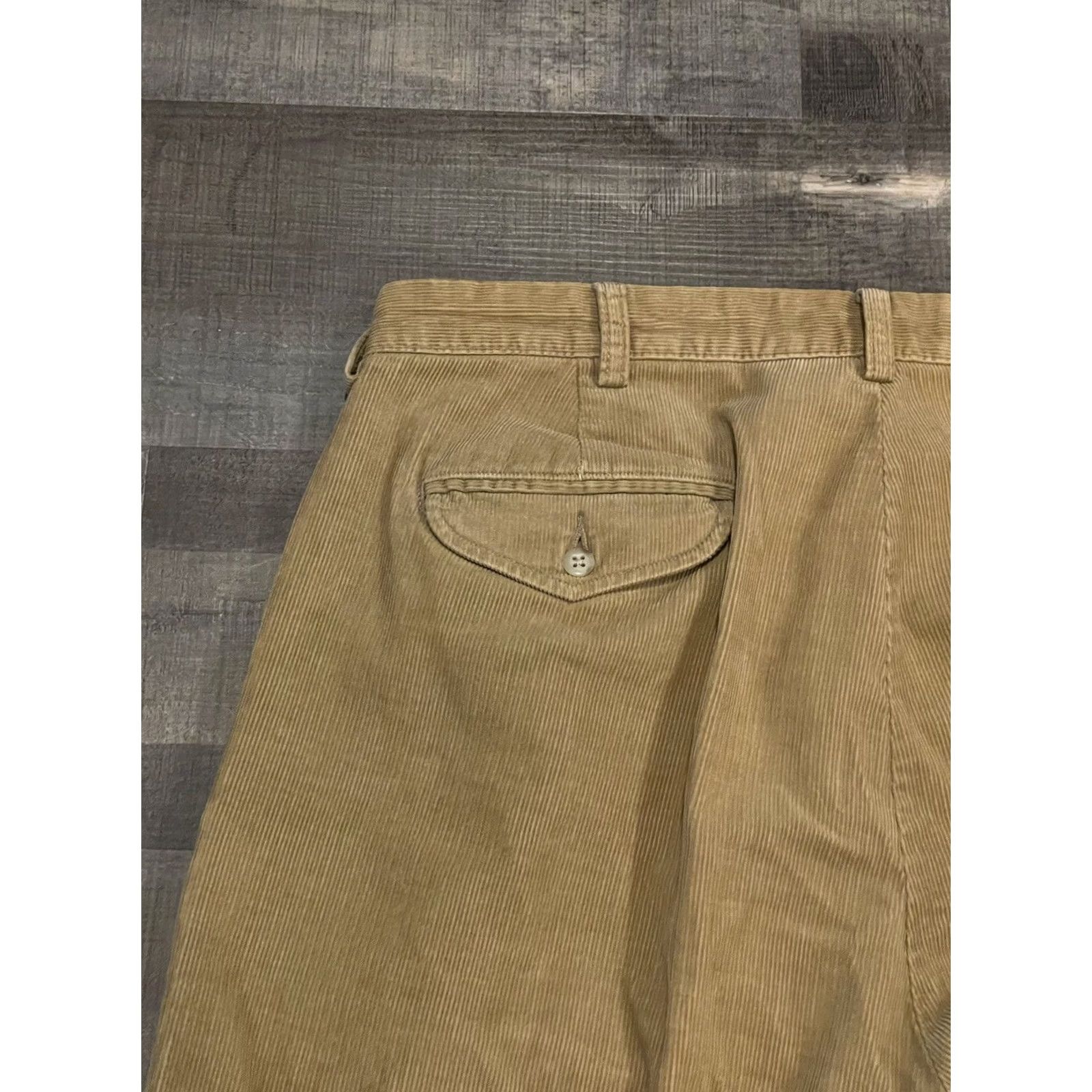 Polo Ralph Lauren Polo Ralph Lauren Mens Corduroy Pleated Pants - 36x30 Hammond Size US M / EU 48-50 / 2 - 2 Thumbnail