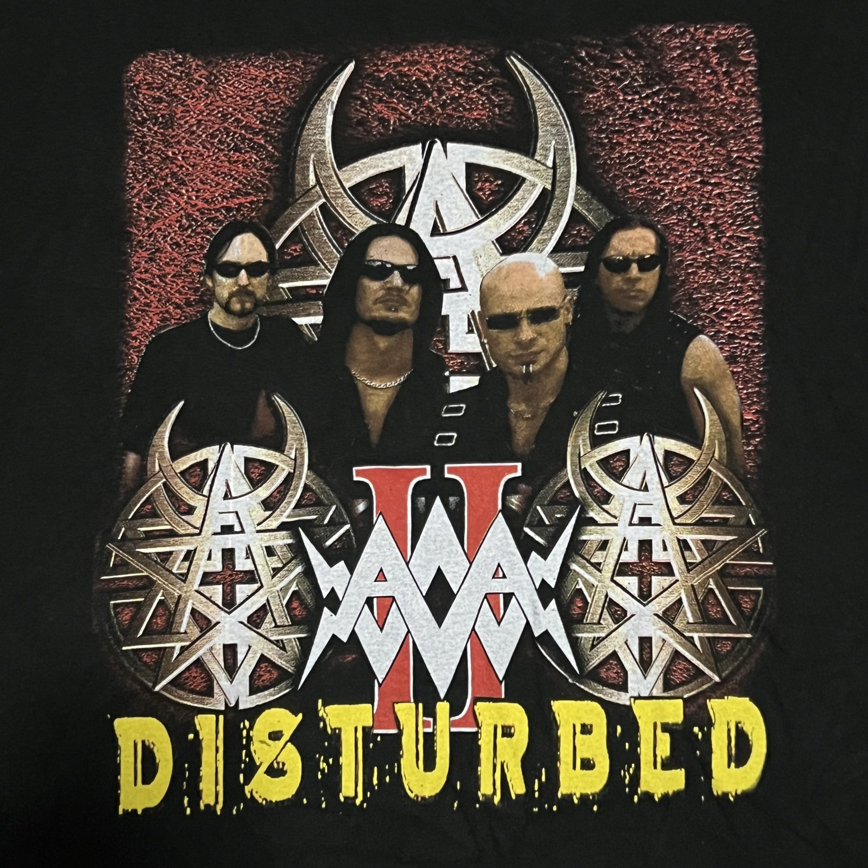 Band Tees × Vintage Vintage 2003 Disturbed Tour Shirt Music As A Weapon 2 Size M Size US M / EU 48-50 / 2 - 3 Thumbnail