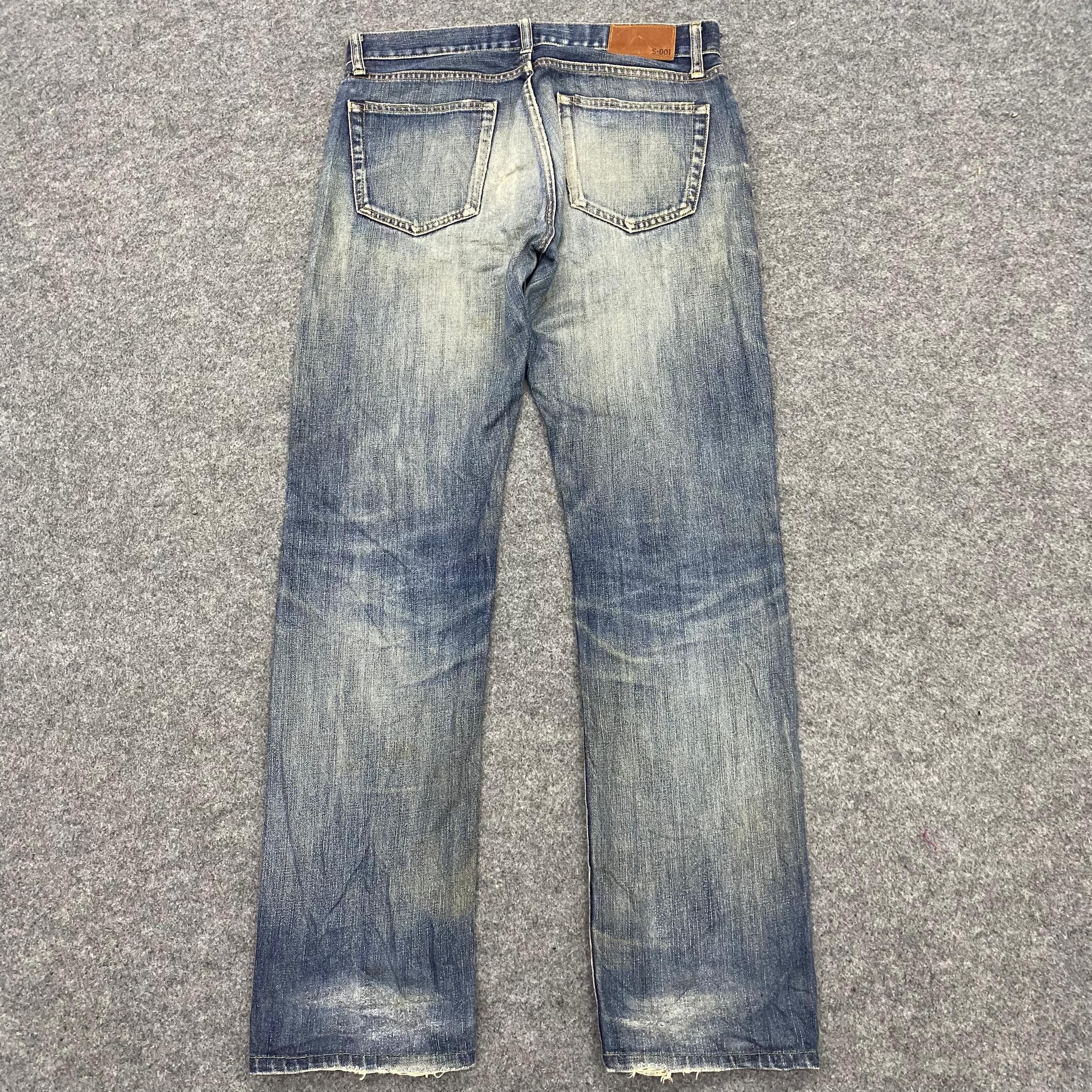 Japanese Brand 💥Delete 💥 Uniqlo Distressed Denim Size US 34 / EU 50 - 3 Thumbnail