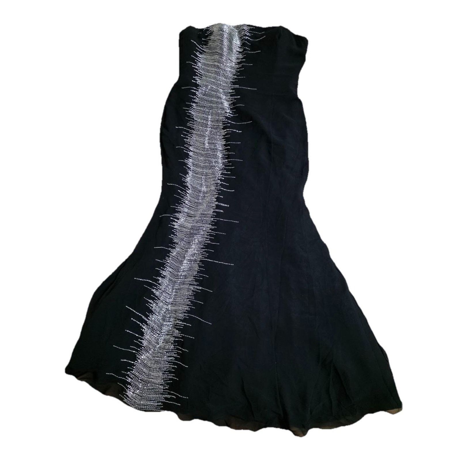 & Other Stories Jasz Couture Beaded Black Gown Party Black Size 18 A001287 Size XXL / US 16-18 / IT 52-54 - 1 Thumbnail