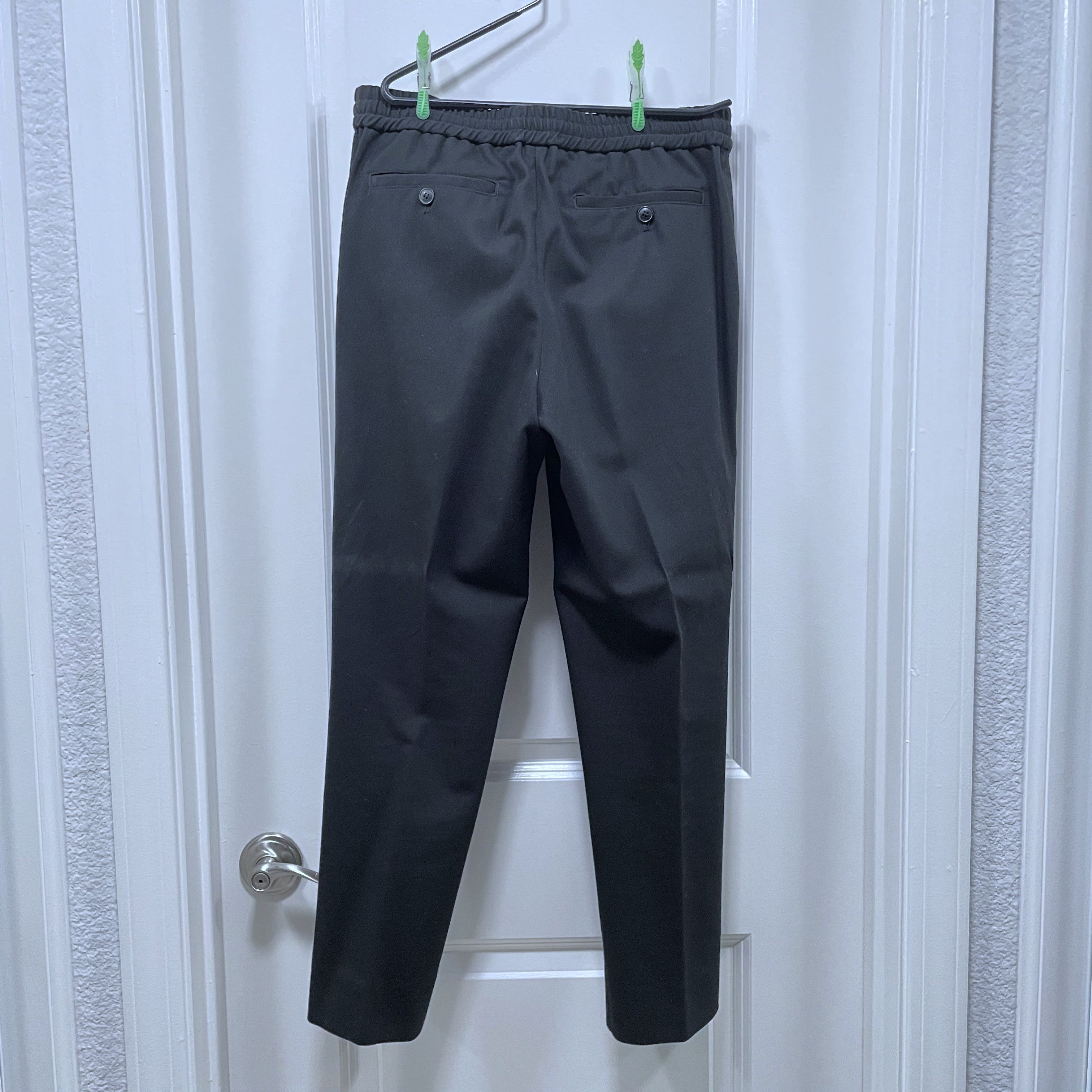 AMI Cropped Elasticated Trousers Size US 30 / EU 46 - 2 Thumbnail