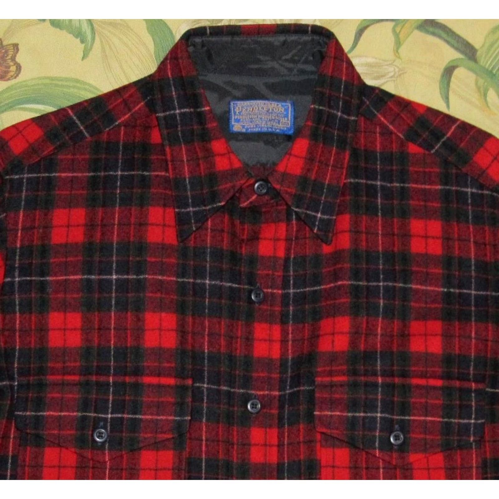 Pendleton Vtg PENDLETON Wool Tartan Plaid Long Sleeve Button Down Shirt Made In USA 15.5 Size US L / EU 52-54 / 3 - 2 Thumbnail
