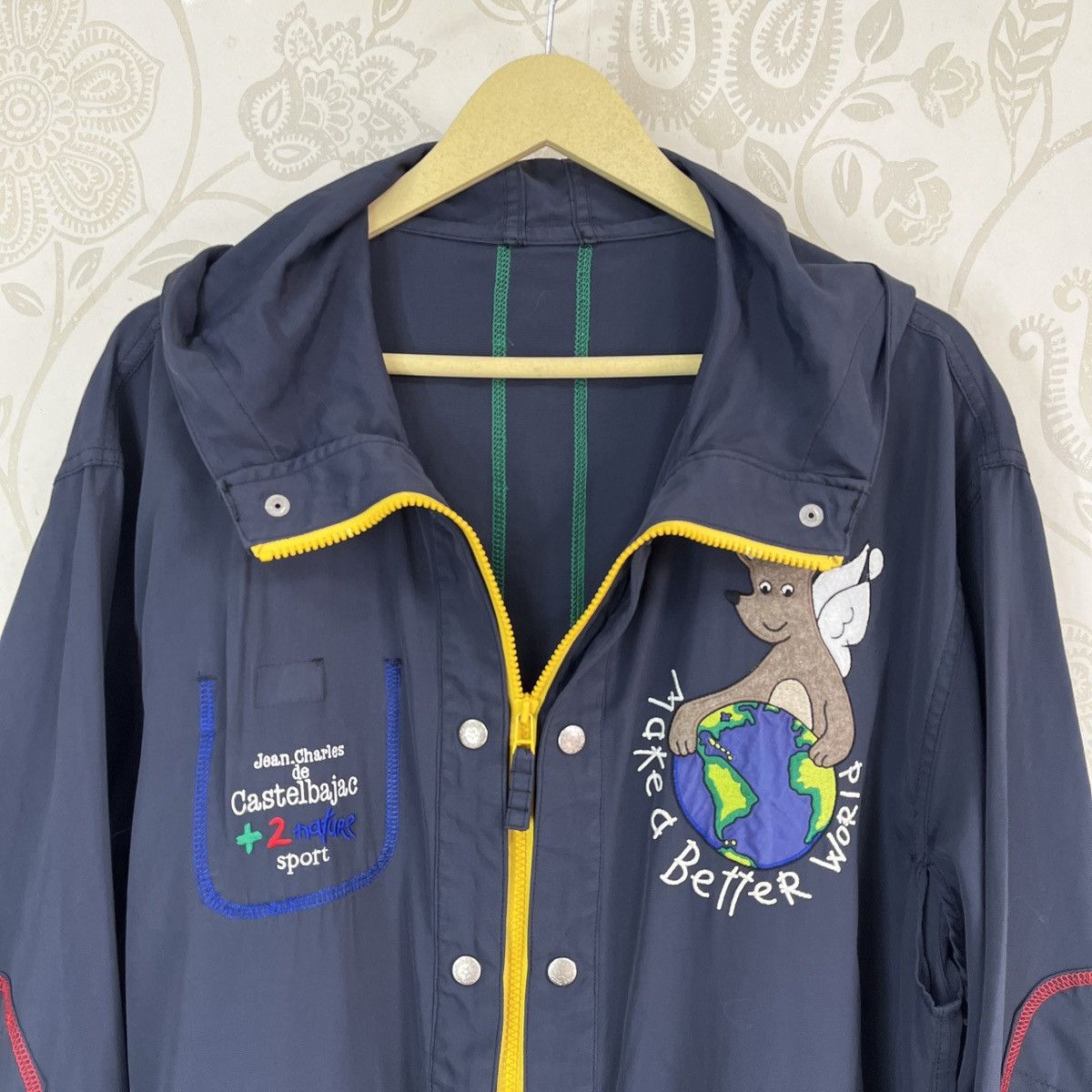 Jean Charles De Castelbajac Vintage Castelbajac Light Hoodie Jacket Size US L / EU 52-54 / 3 - 22 Thumbnail