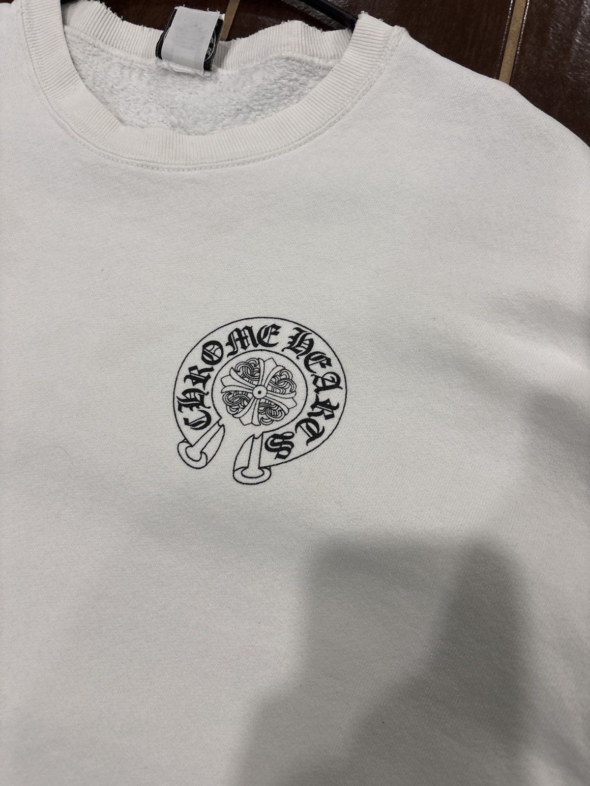 Chrome Hearts VINTAGE Chrome Hearts Horseshoe Crewneck Size Large Size US L / EU 52-54 / 3 - 6 Thumbnail