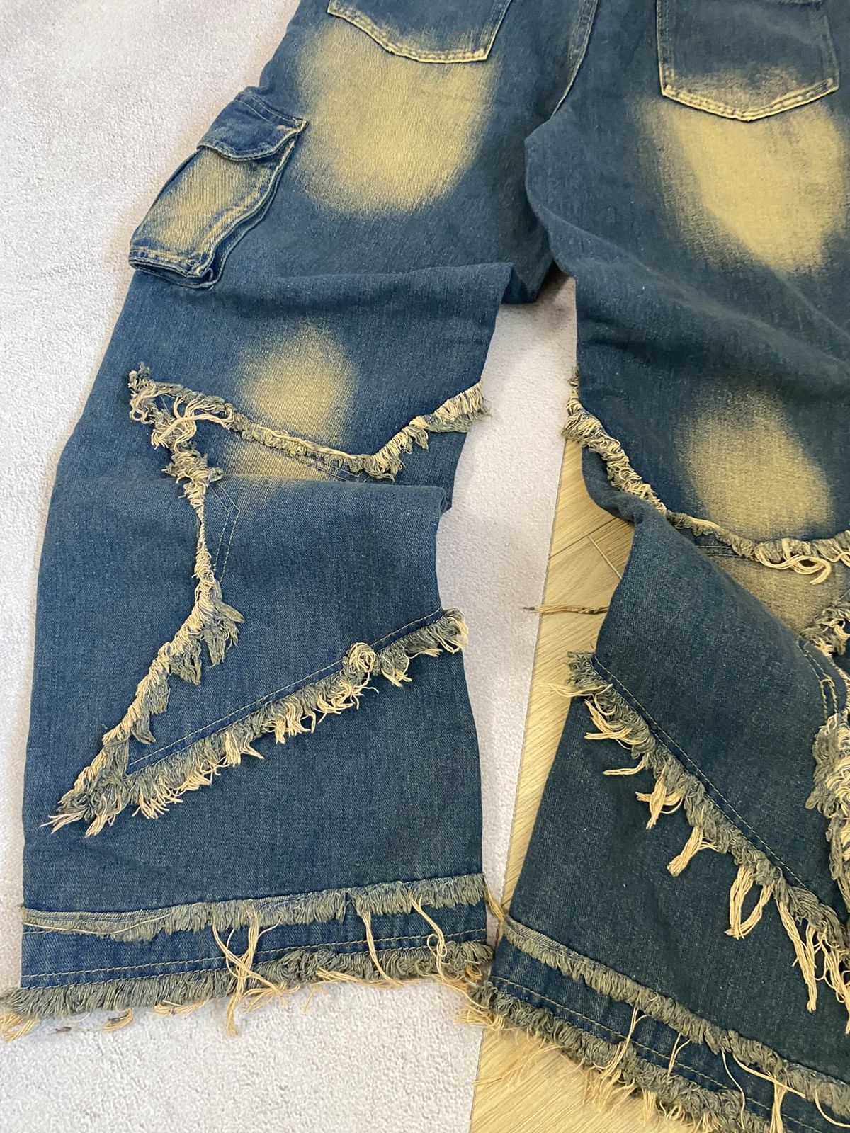 Japanese Brand × Vintage Japanese Baggy Tornado Mart style y2k Pants Jeans Size US 32 / EU 48 - 8 Thumbnail