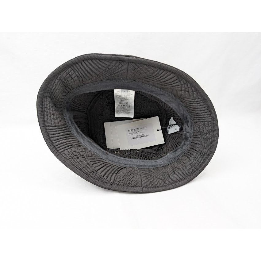 Bottega Veneta o1rshd1 Size: L / Trap Nylon Intreccio Hat / Cap in Black Size ONE SIZE - 7 Thumbnail