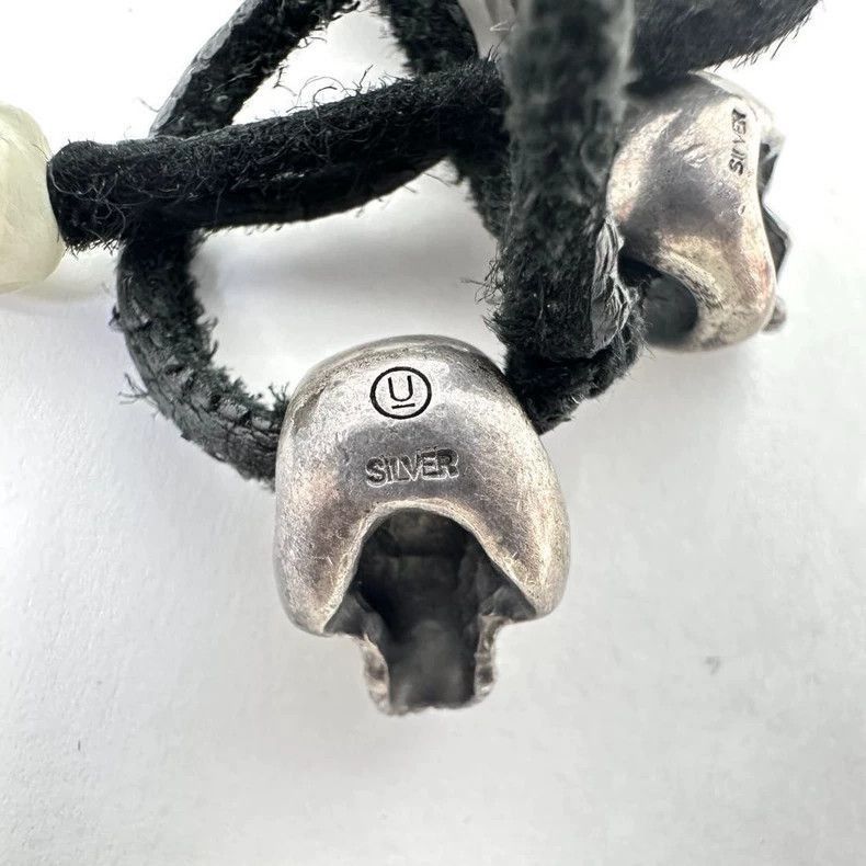 Undercover Skull Head Necklace in 925 Silver-2506 Size ONE SIZE - 6 Thumbnail