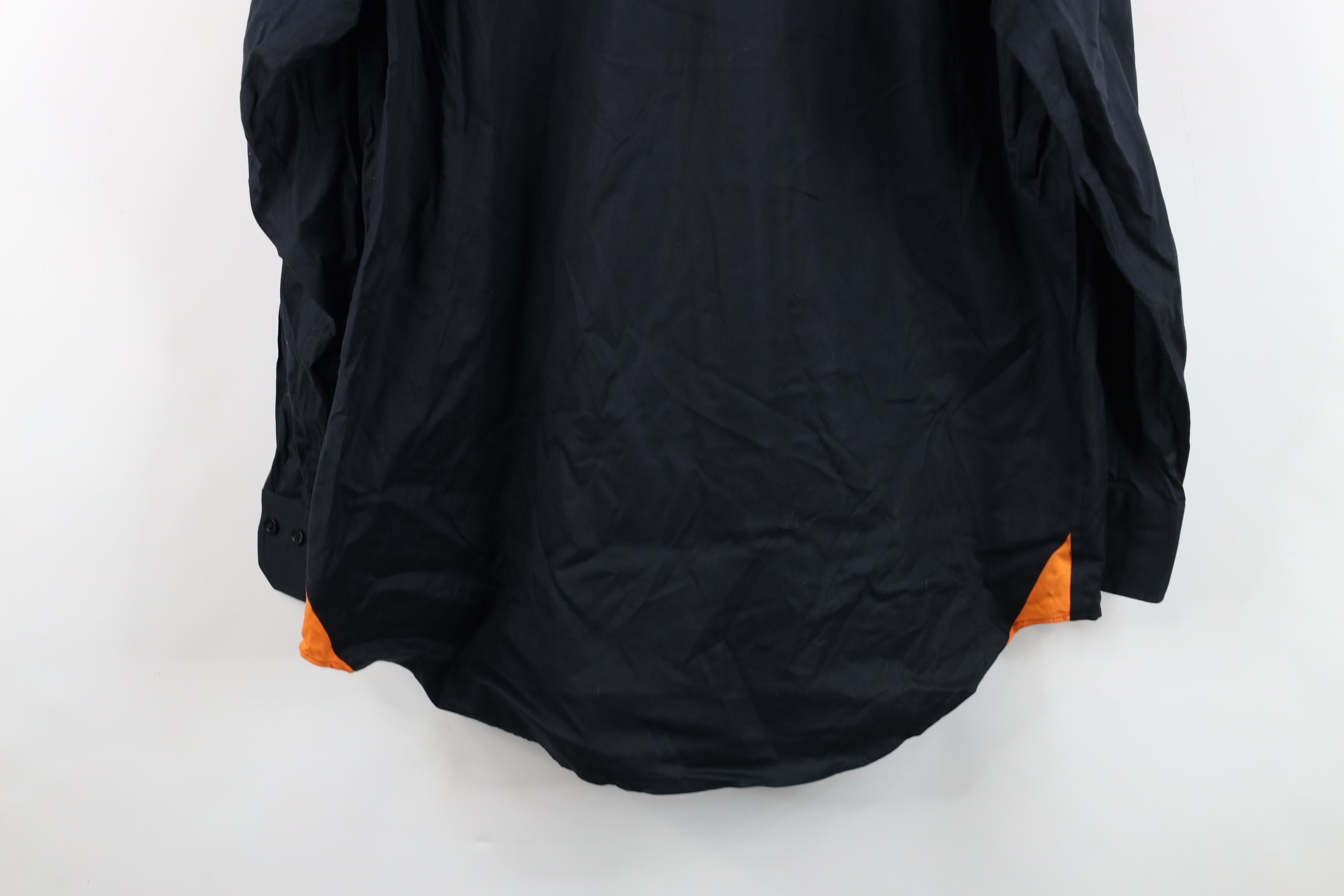 Vintage Lorenzo Uomo Trim Fit The Perfect Black Shirt Collared Shirt Size US M / EU 48-50 / 2 - 14 Thumbnail