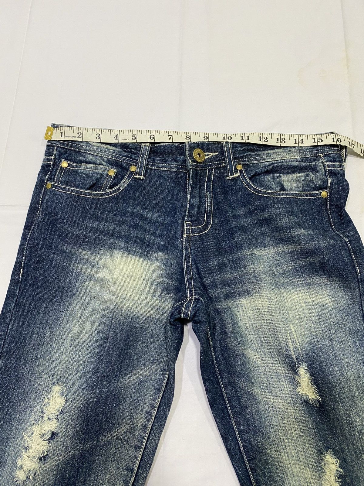 Tornado Mart Japanese brand X ecstrail flare jeans Size US 32 / EU 48 - 18 Thumbnail
