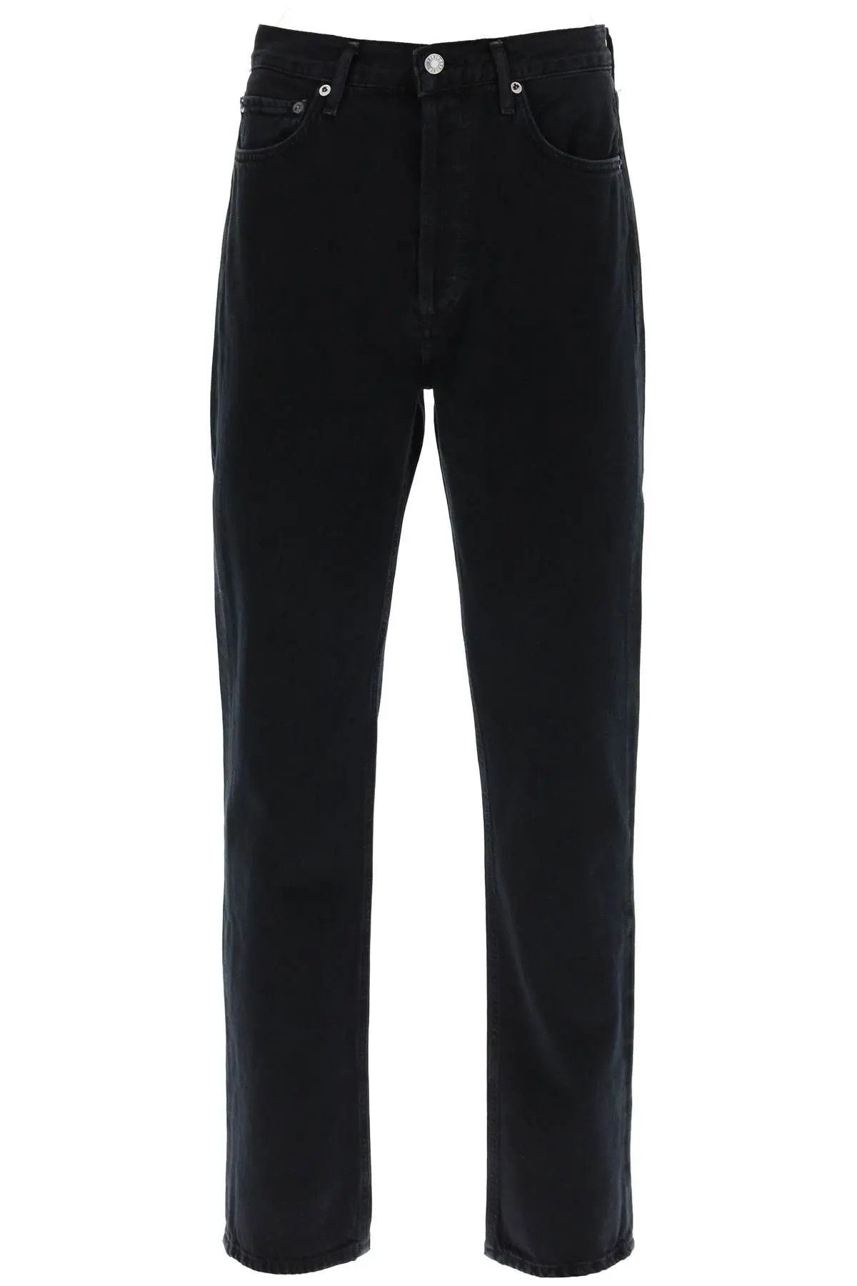 image of Agolde O1S22I1N0324 '90's Pinch Waist High-Waisted Jeans In Black, Women's