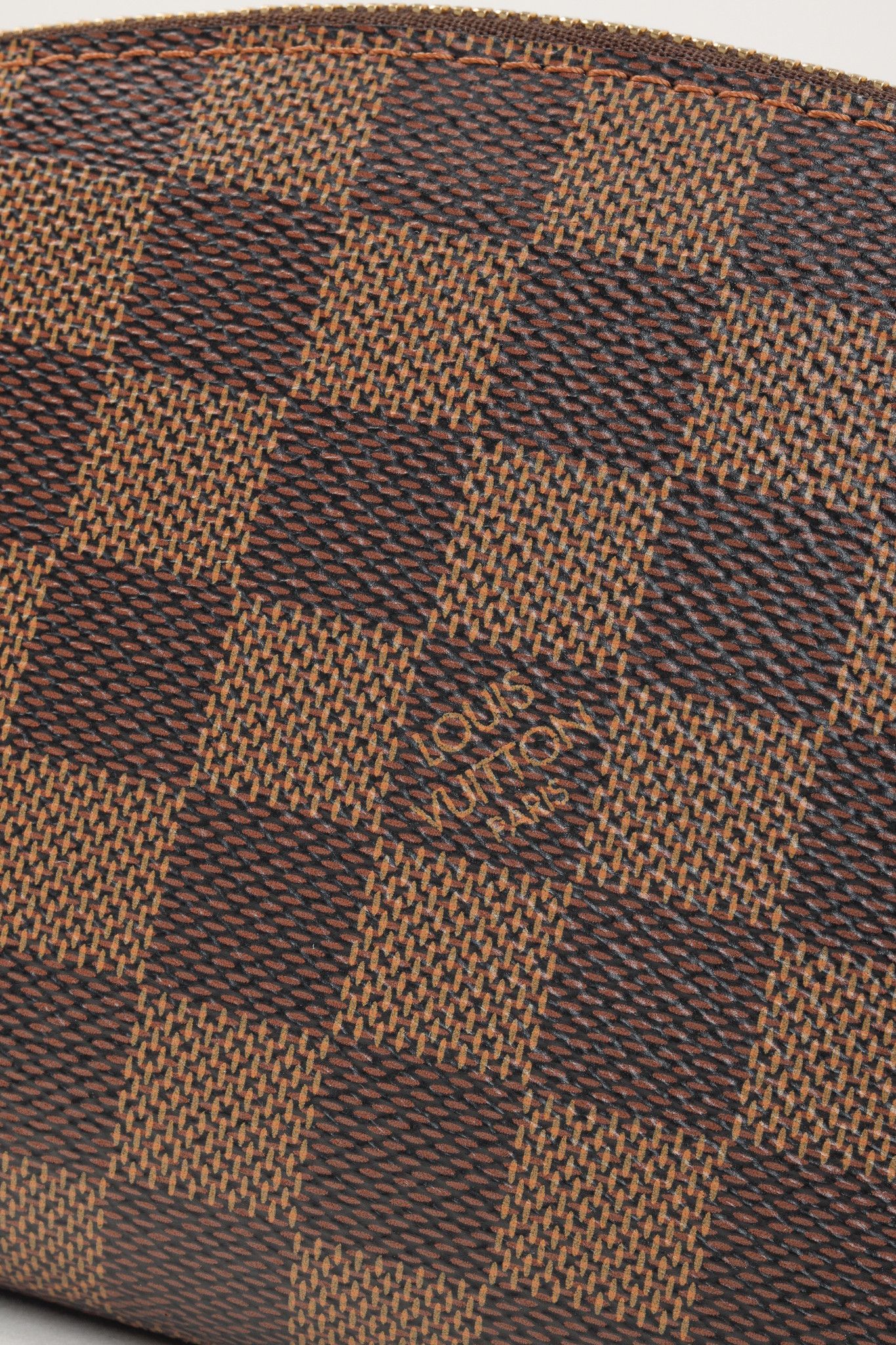 Louis Vuitton Louis Vuitton Brown Damier Ebene Cosmetic Pouch N47516 Size ONE SIZE - 6 Thumbnail