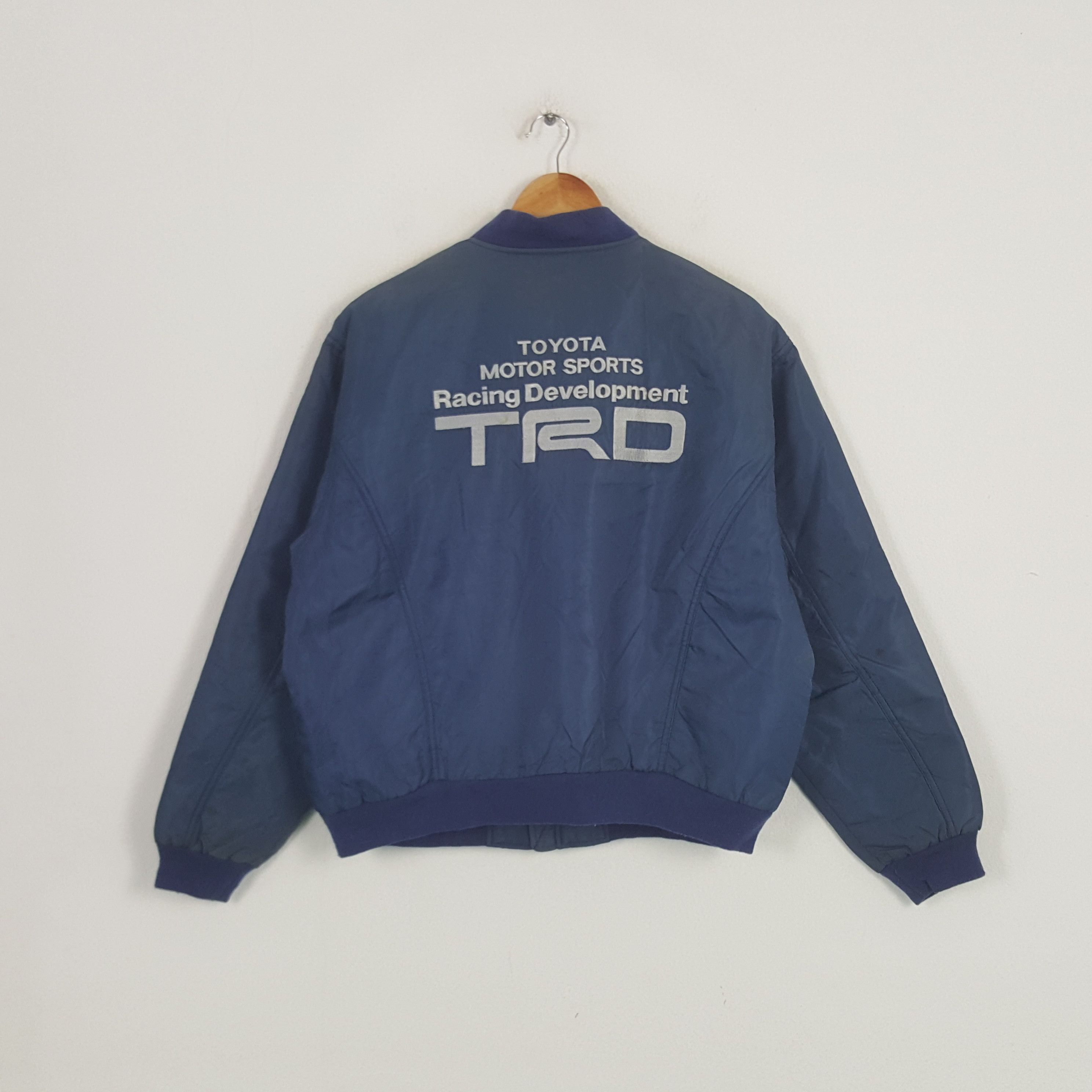 Japanese Brand × Vintage Vintage TRD Toyota Racing Motorsports Bombers Jacket Size US L / EU 52-54 / 3 - 1 Thumbnail