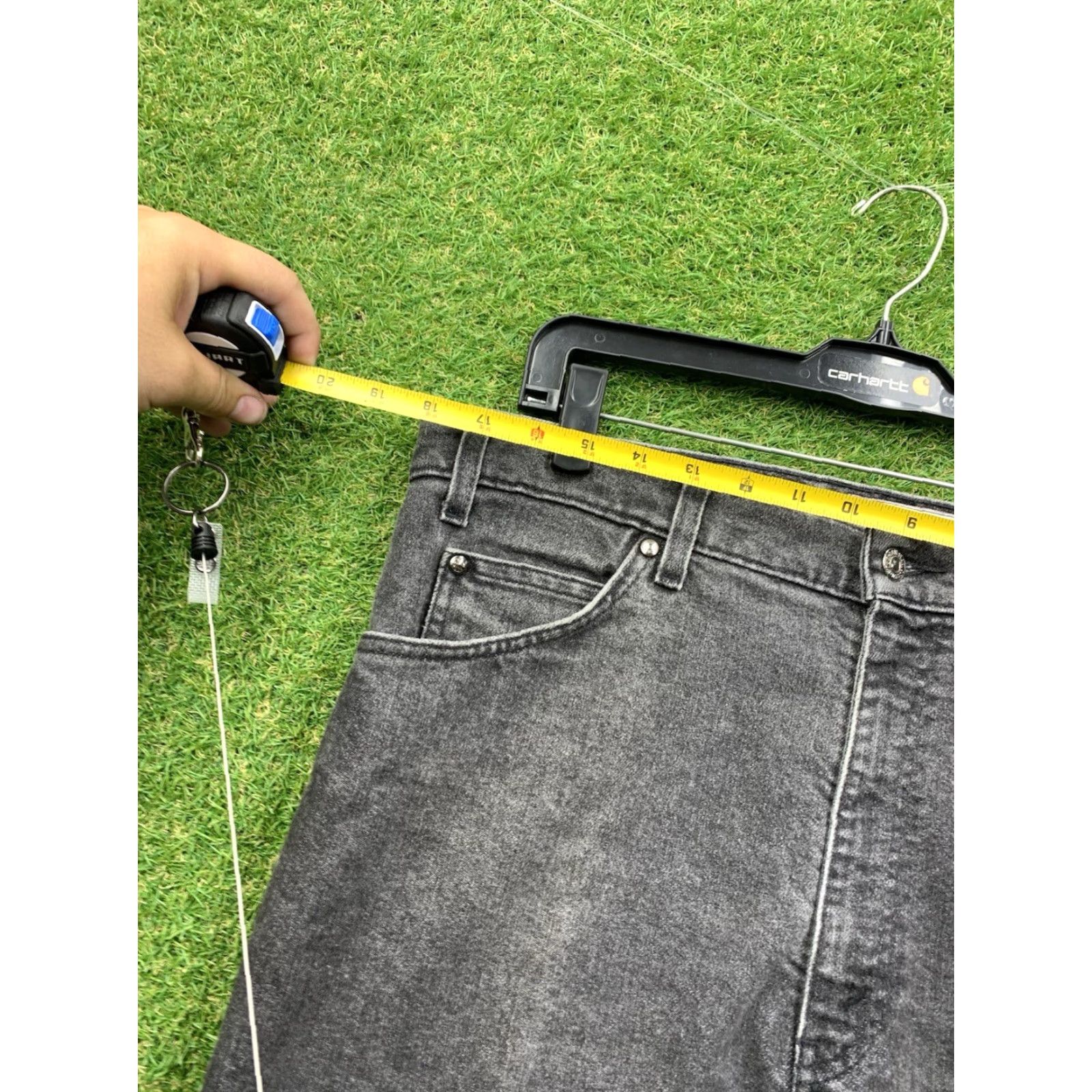 Levi's VINTAGE Levi's 540 Jeans Mens 36x32 Relaxed Tapered Acid Wash Black Denim Fashion 80s 90s USA Size US 36 / EU 52 - 7 Thumbnail