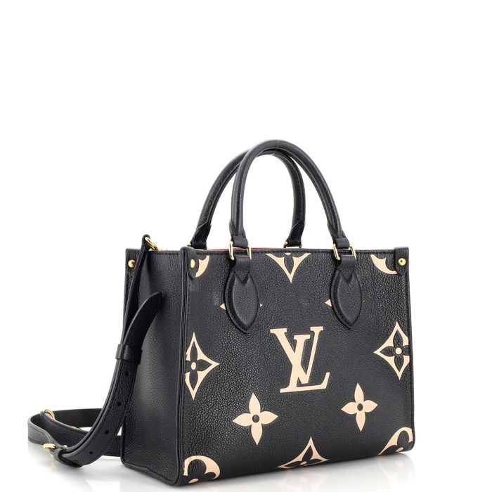 Louis Vuitton OnTheGo Tote Bicolor Monogram Empreinte Giant PM